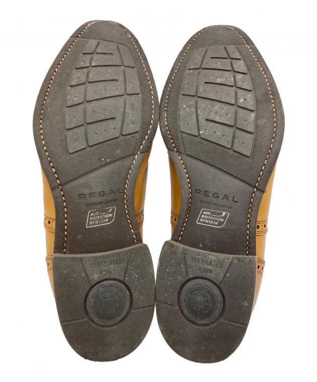 【未使用品】REGAL リーガル　ビジネス　ストレートチップ　25 ブラウン 中古・古着通販】REGAL (リーガル) ストレートチップシューズ ブラウン