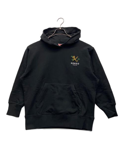 中古・古着通販】KENZO (ケンゾー) プルオーバーパーカー ブラック