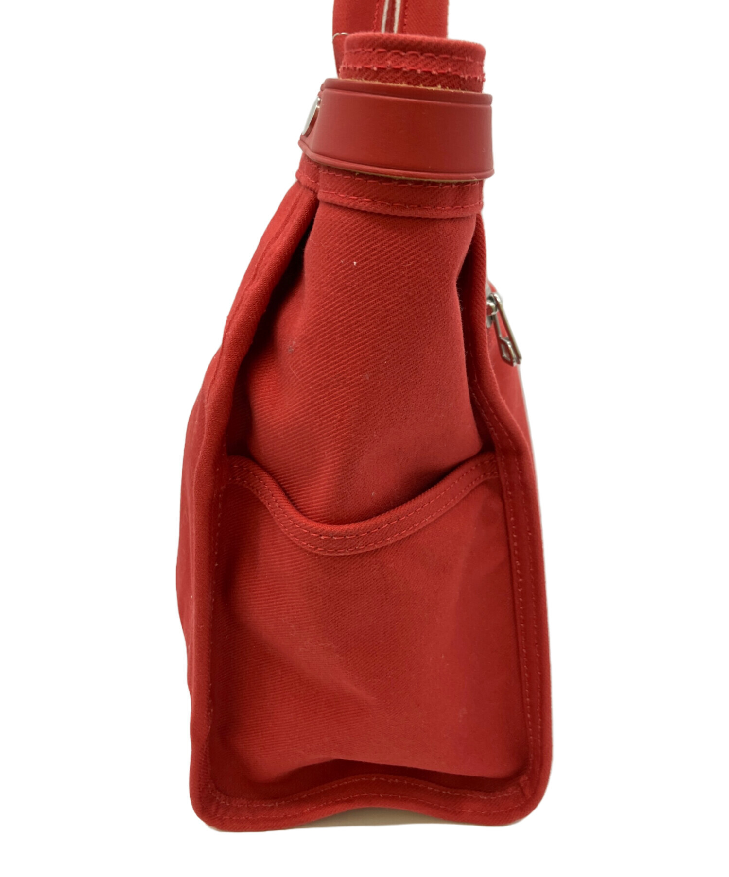 中古・古着通販】PORTER (ポーター) キャンバストートバッグ レッド 