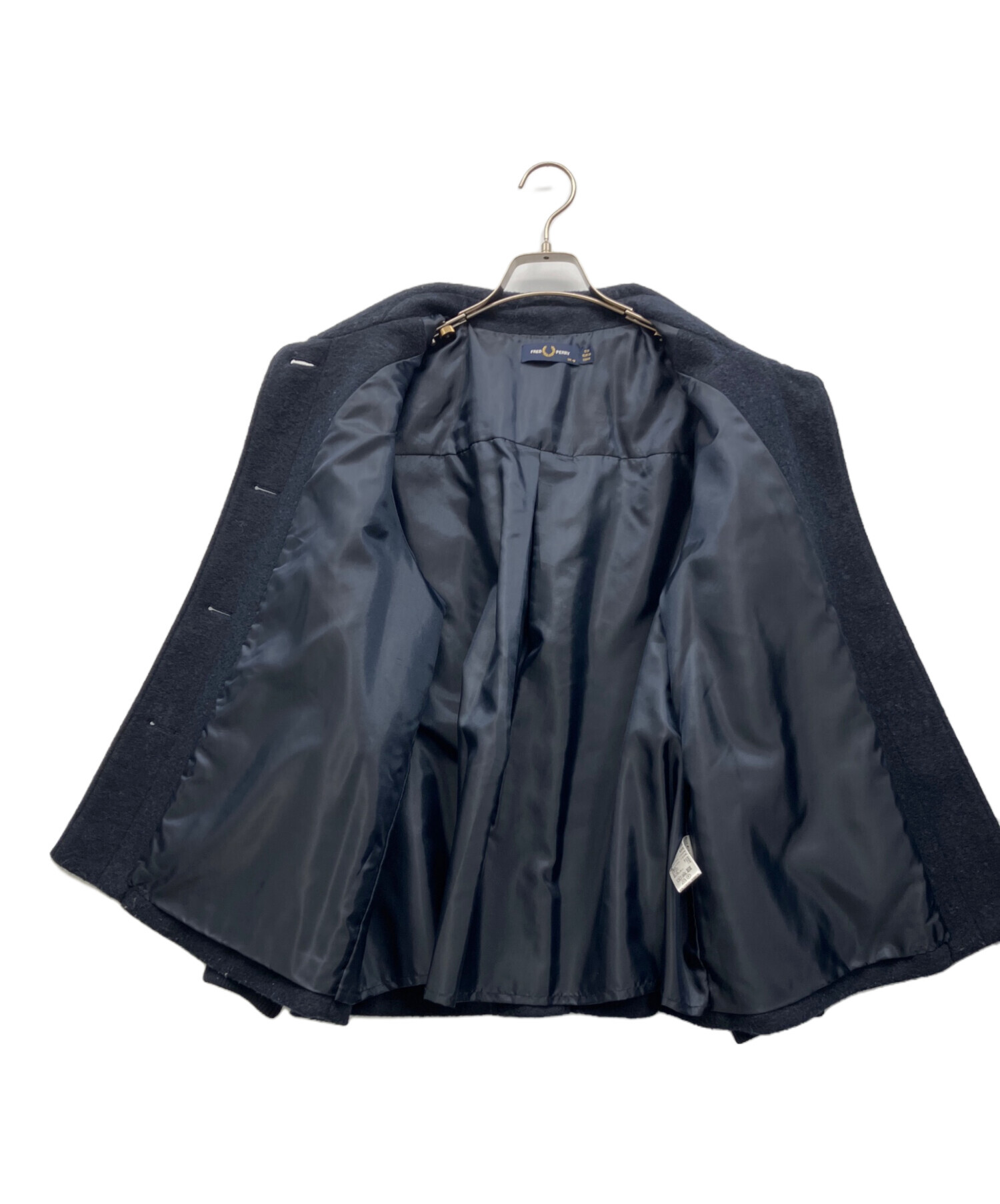 フレッドペリー　コート　ネイビー　L 中古・古着通販】FRED PERRY (フレッドペリー) コート ネイビー サイズ
