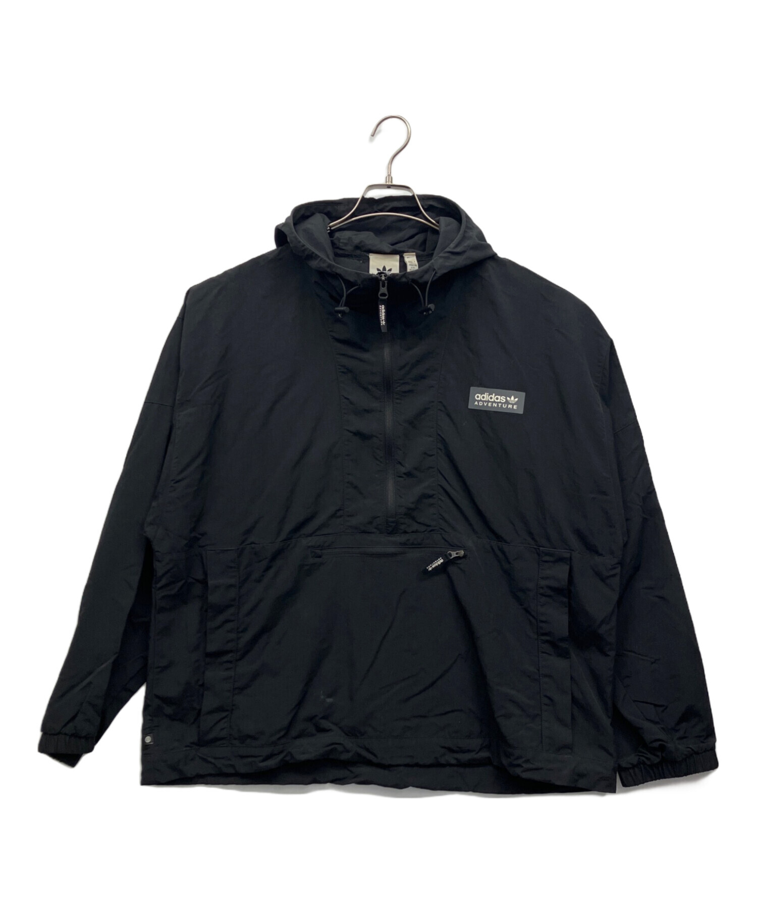 中古・古着通販】adidas (アディダス) ウインドブレーカー ブラック