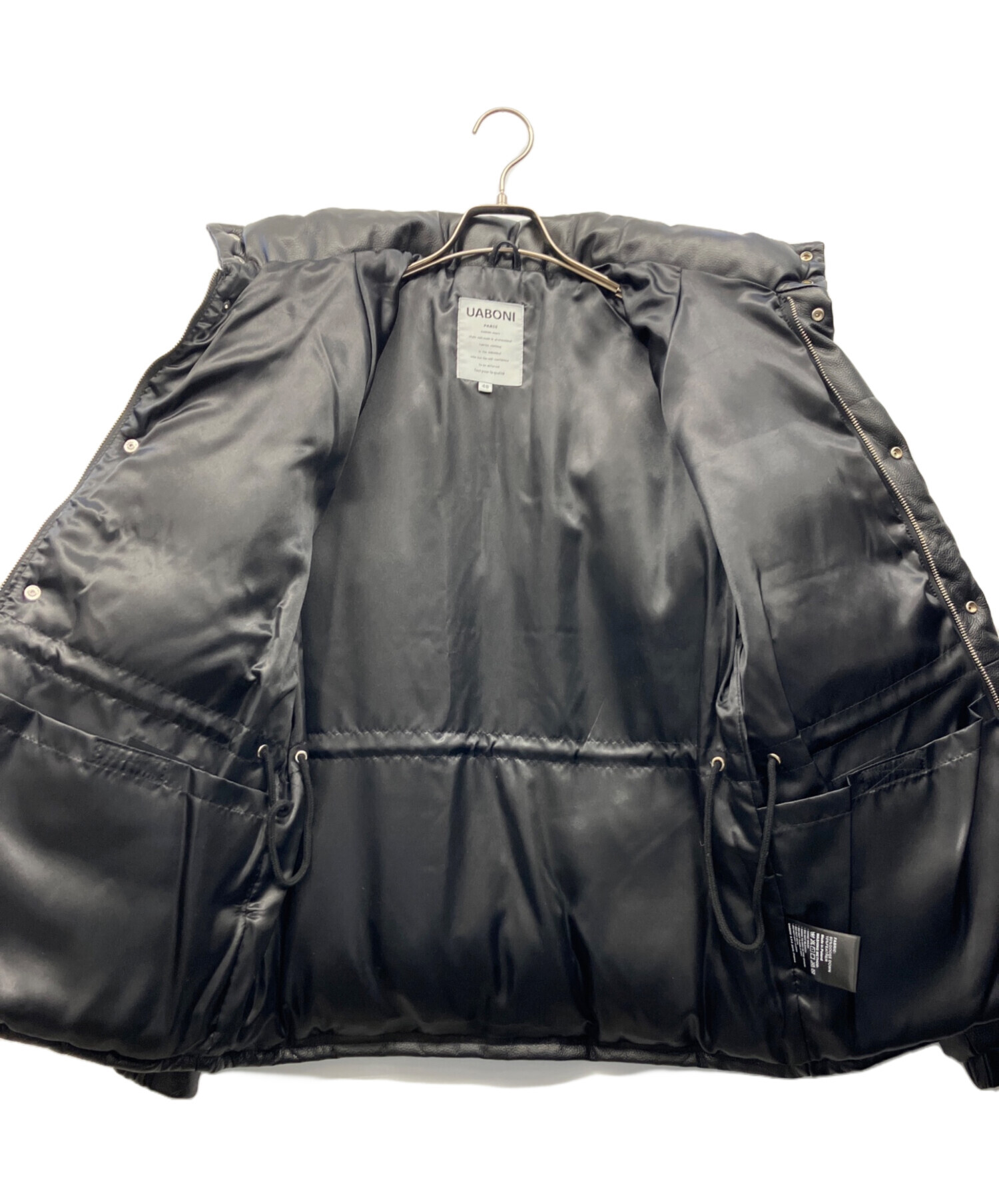 中古・古着通販】UABONI (ユアボニ) ダウンジャケット ブラック サイズ 