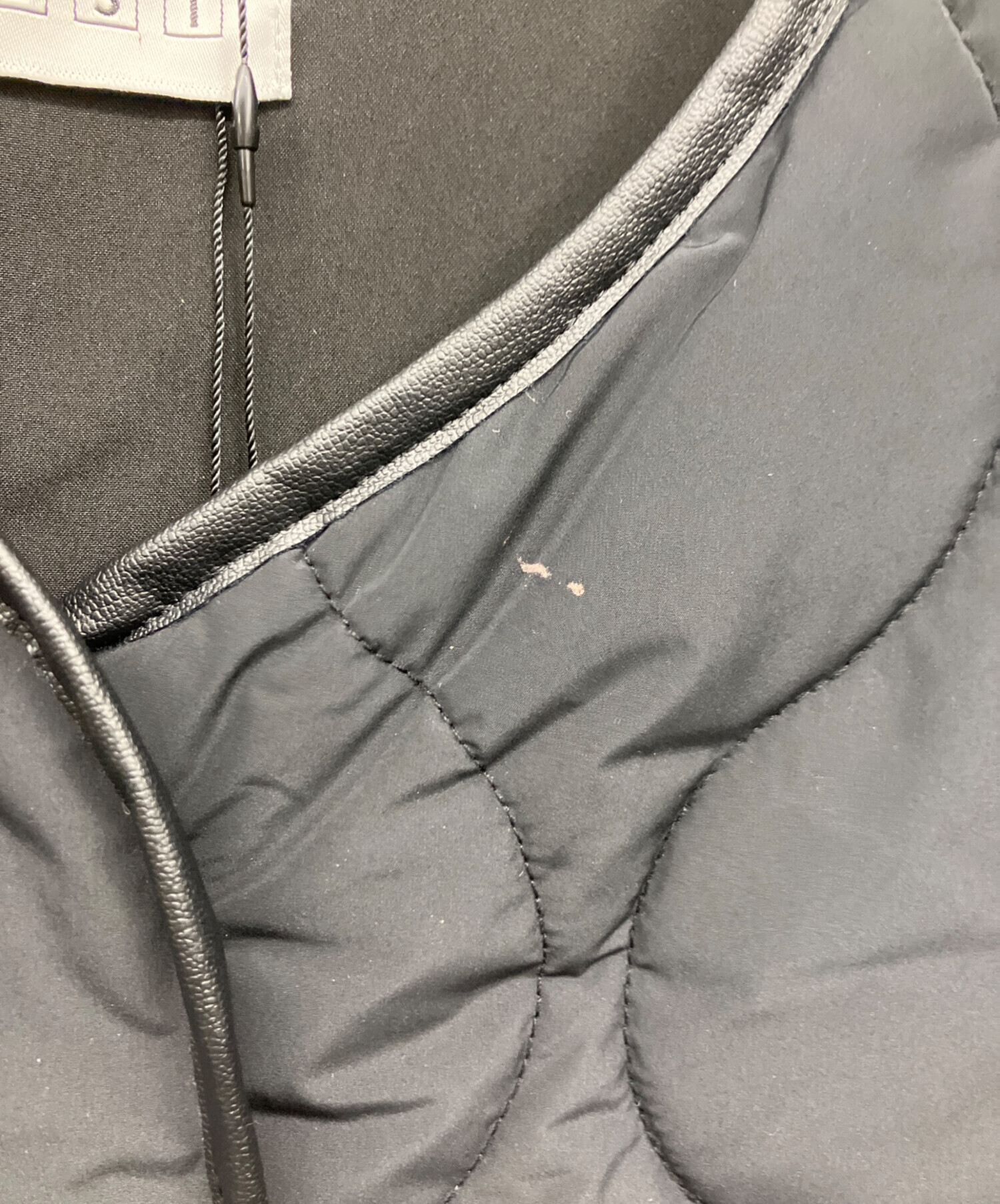 中古・古着通販】PLST (プラステ) キルティングコート ブラック サイズ