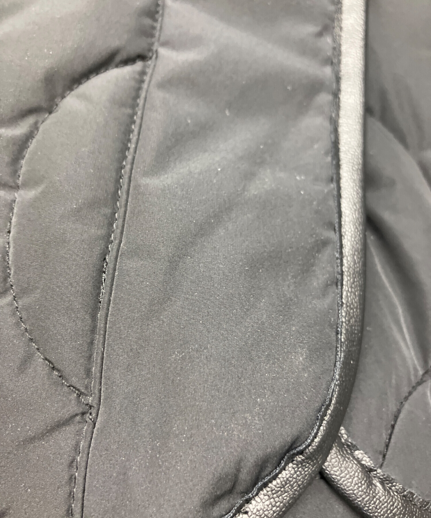 中古・古着通販】PLST (プラステ) キルティングコート ブラック サイズ
