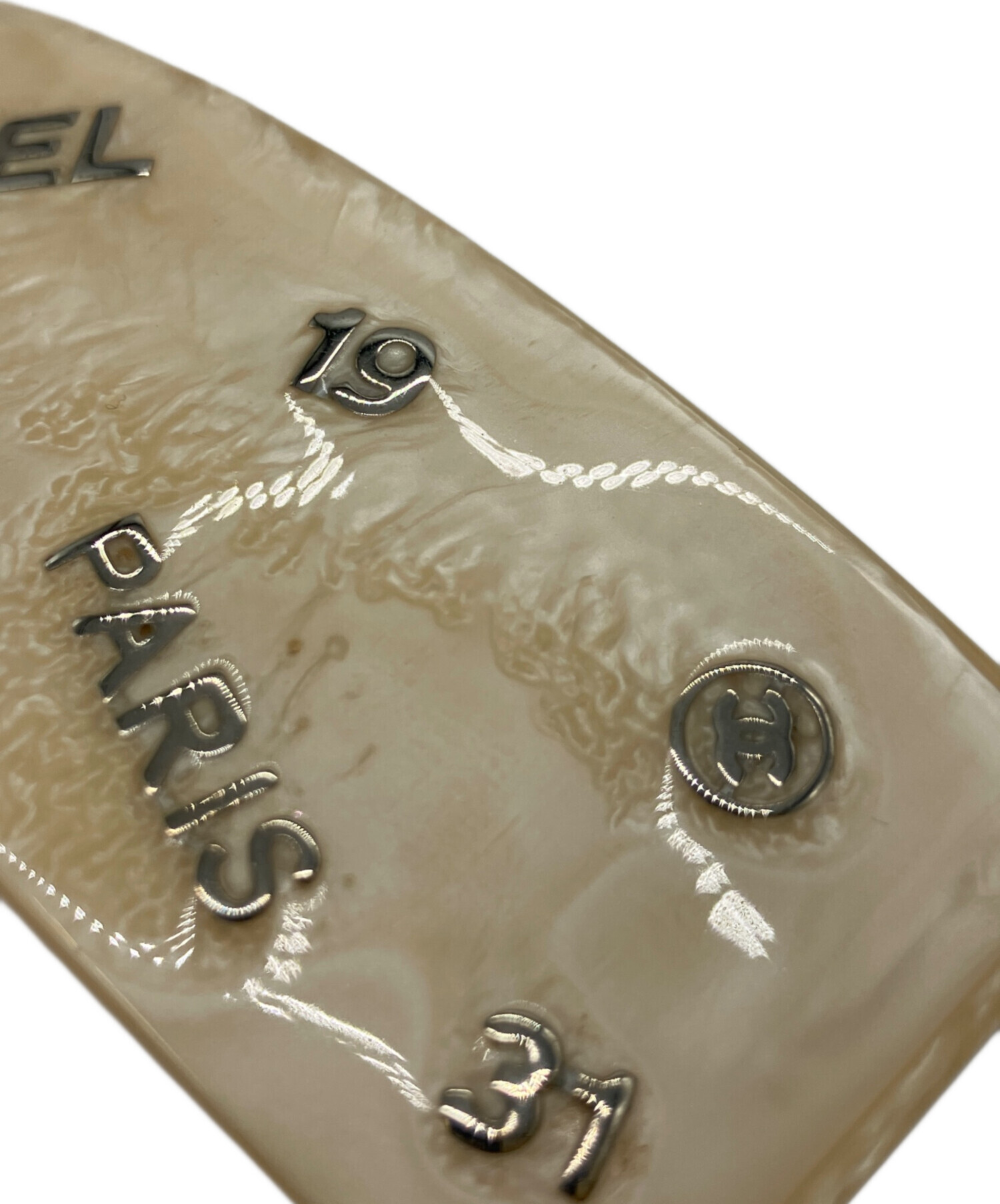 中古・古着通販】CHANEL (シャネル) バレッタ アイボリー｜ブランド