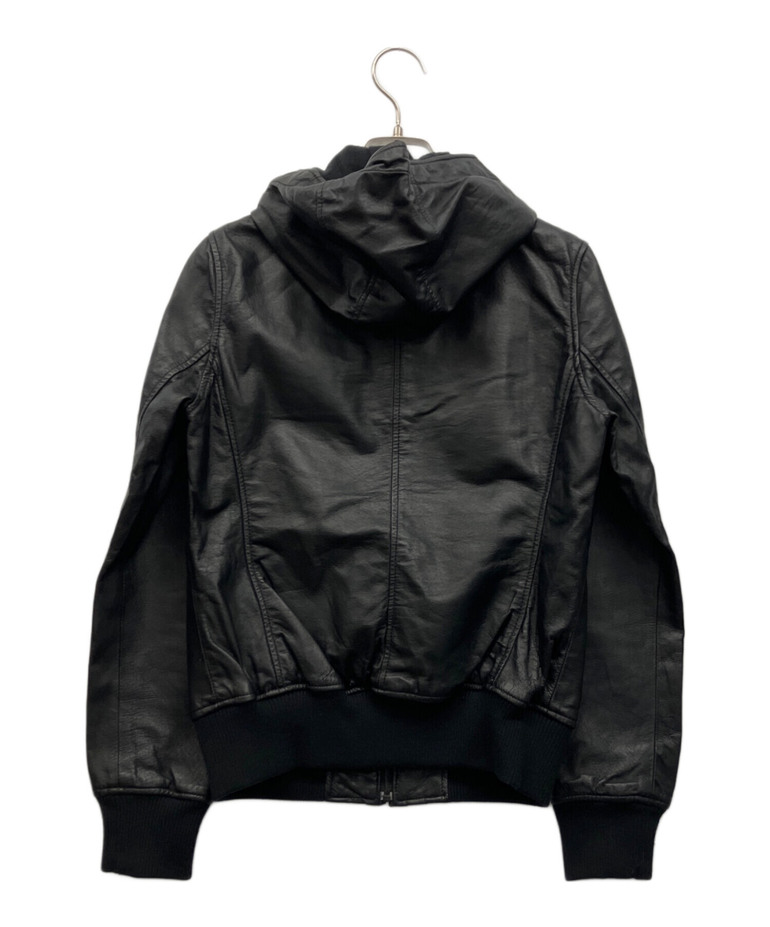 HYSTERIC GLAMOUR A-2 レザージャケット 黒 中古・古着通販】Hysteric Glamour (ヒステリックグラマー) キップ