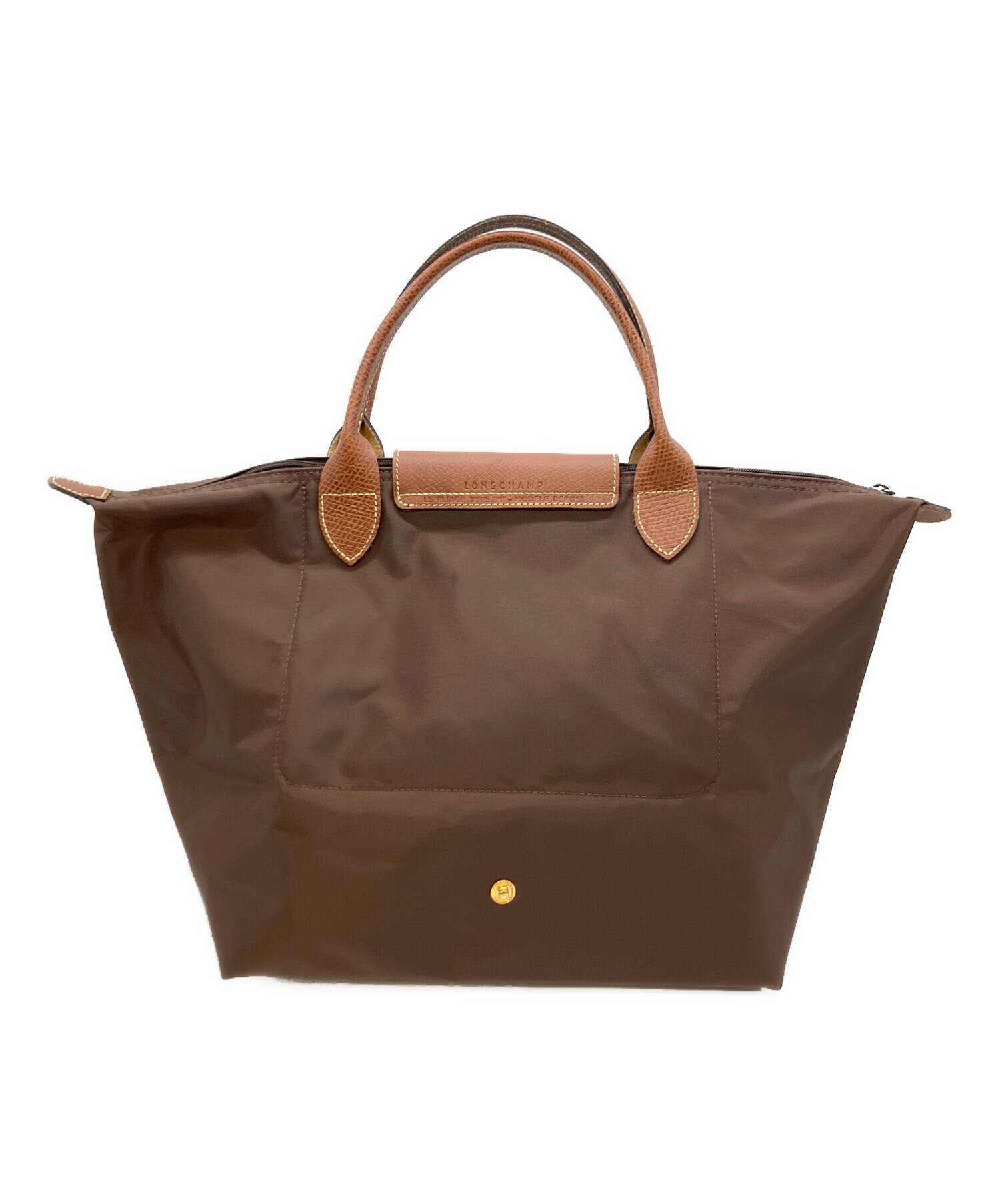 中古・古着通販】LONGCHAMP (ロンシャン) トートバッグ ブラウン