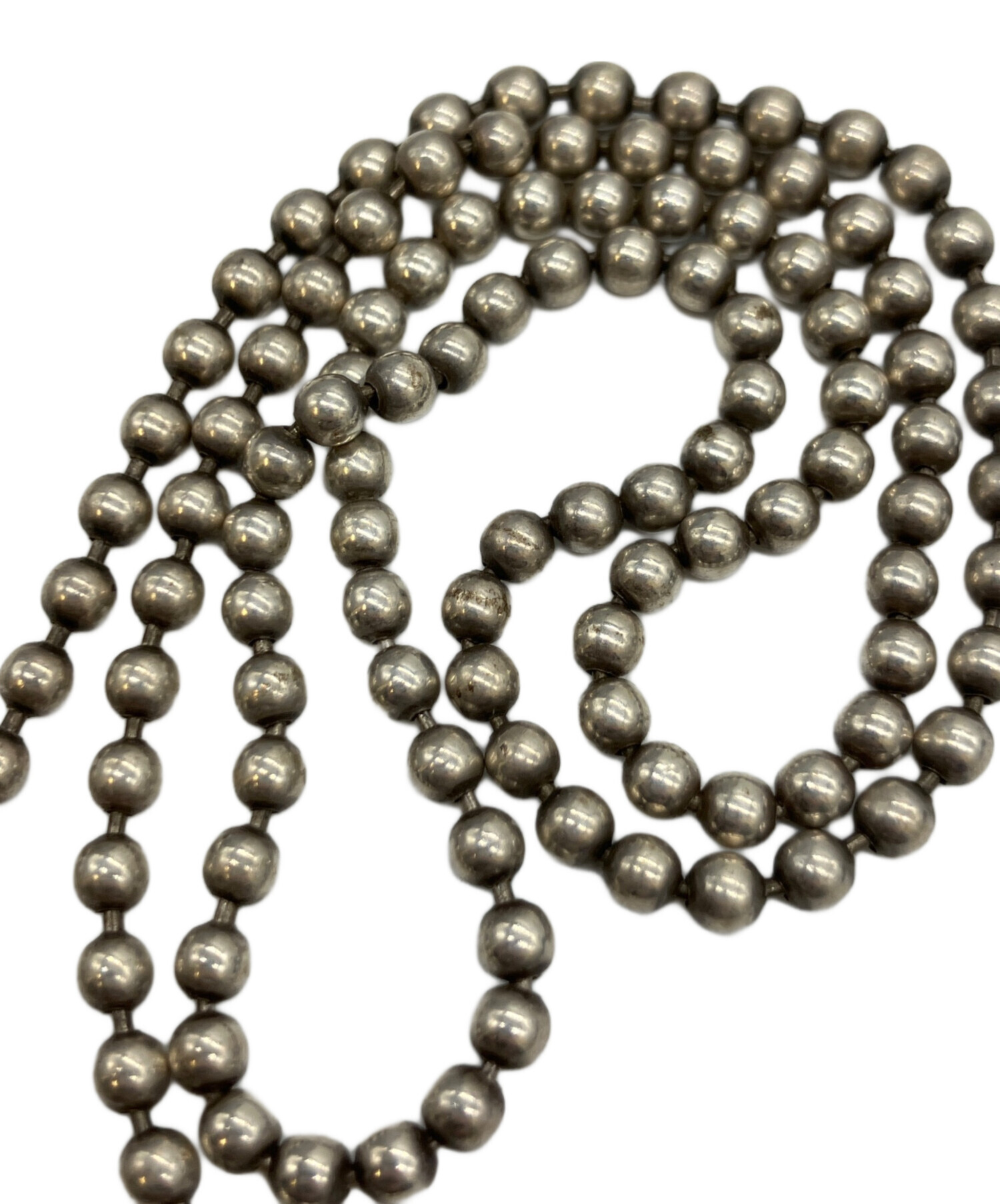 中古・古着通販】GUCCI (グッチ) ダブルドッグタグネックレス シルバー