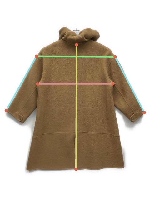 中古・古着通販】Na.e (ナエ) Brushed Wool Hoodie Coat キャメル