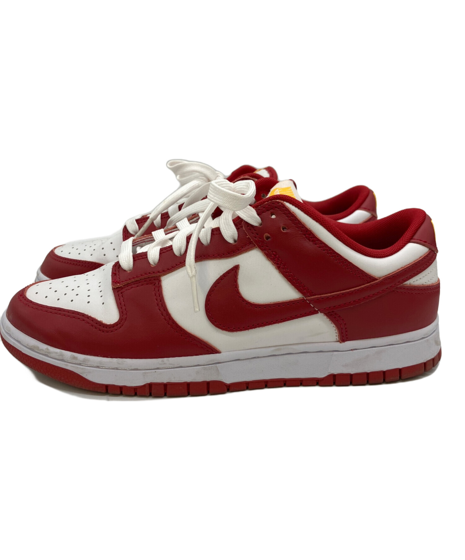中古・古着通販】NIKE (ナイキ) DUNK LOW RETRO ホワイト×レッド