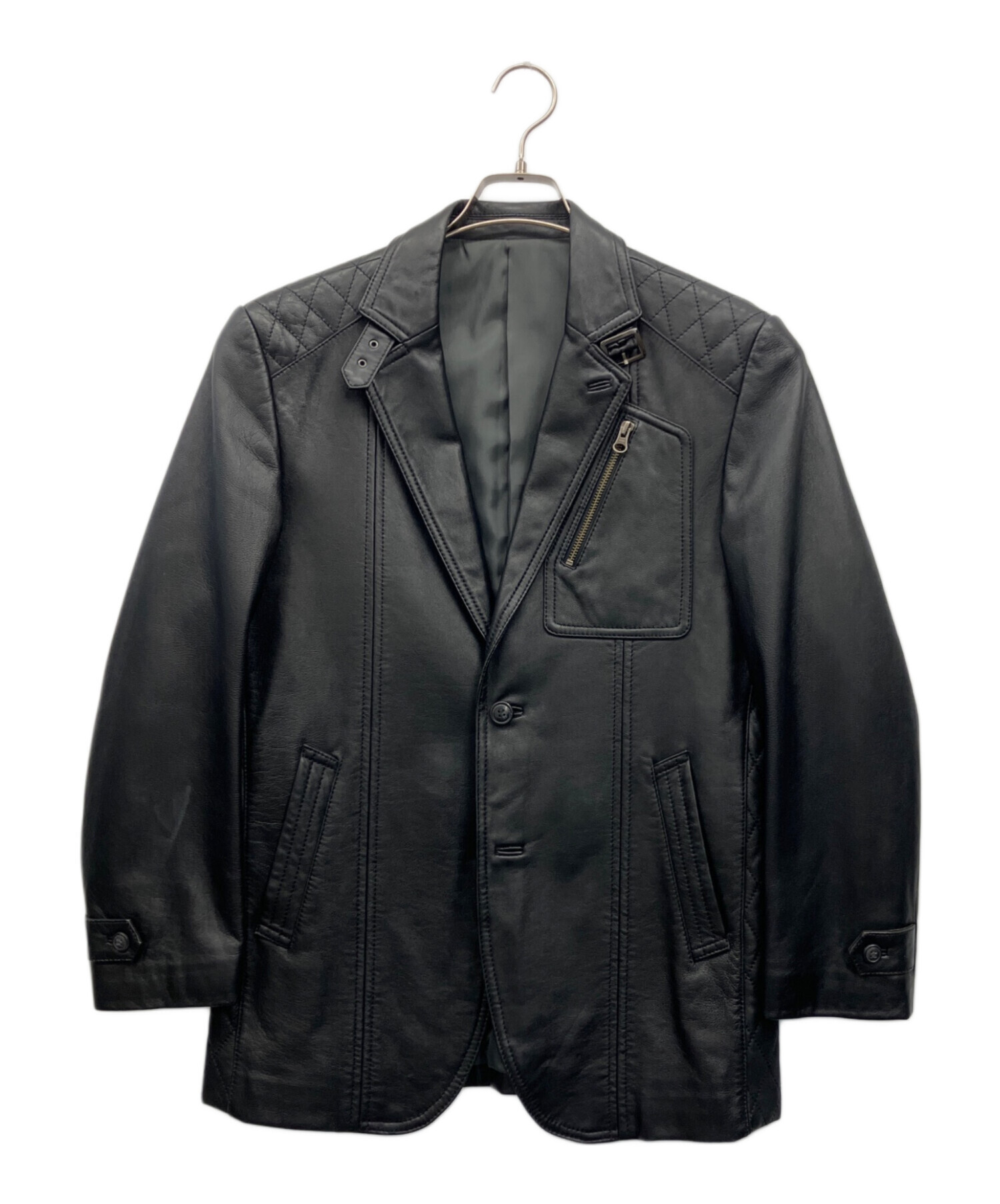 中古・古着通販】G-Stage (ジーステージ) レザーテーラードジャケット