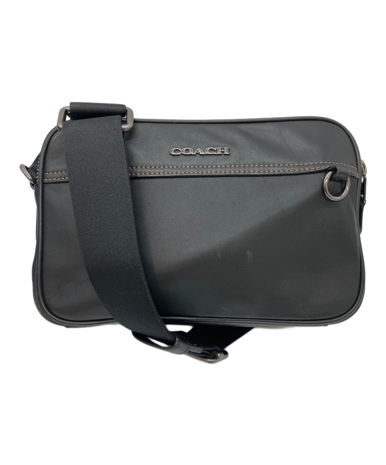 COACH コーチ/グラハムクロスボディバッグ/F76844/F19**/Aランク/09【中古】 中古・古着通販】COACH (コーチ) グラハムクロスボディバッグ ブラック