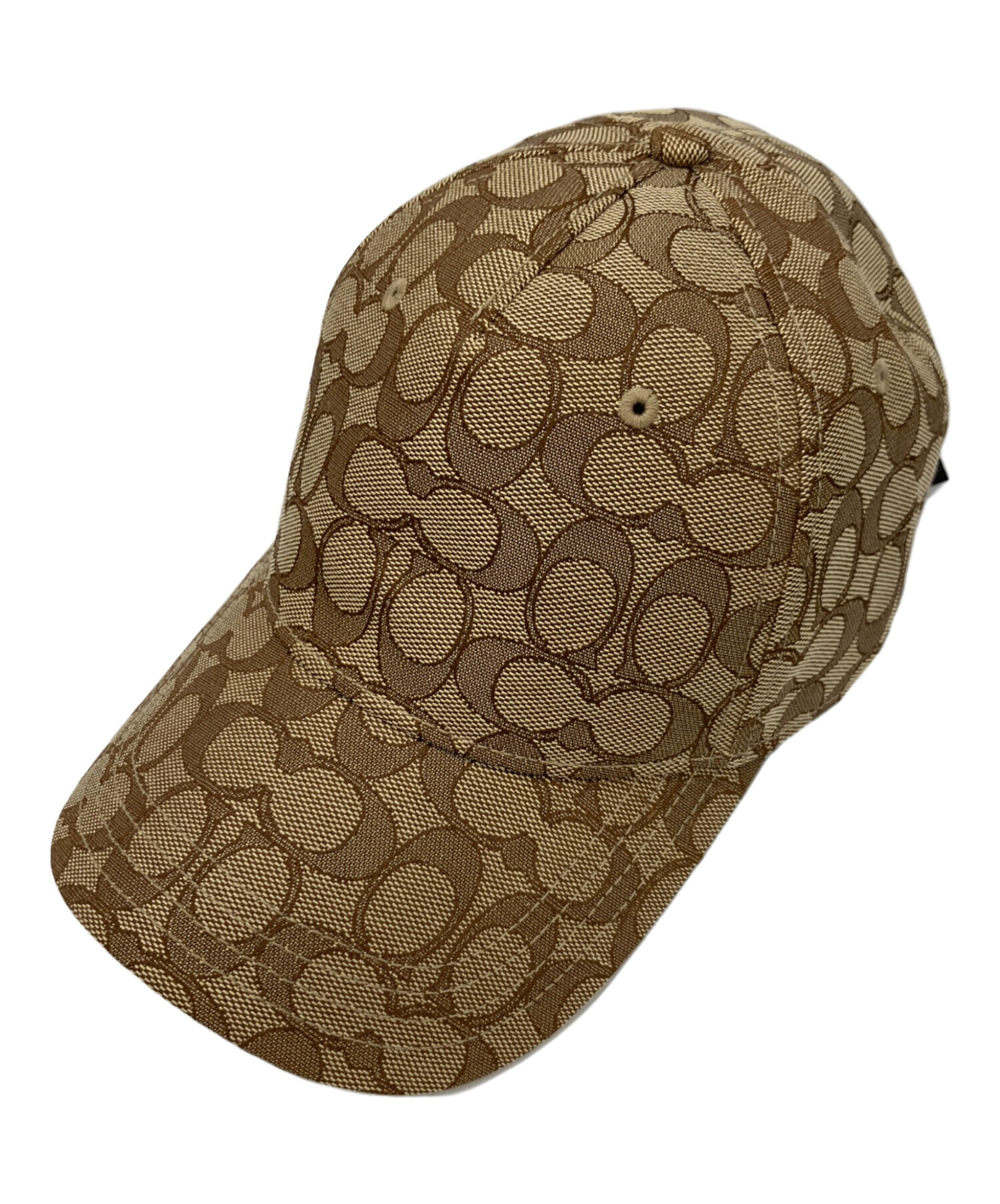 中古・古着通販】COACH (コーチ) キャップ ブラウン サイズ:54/62