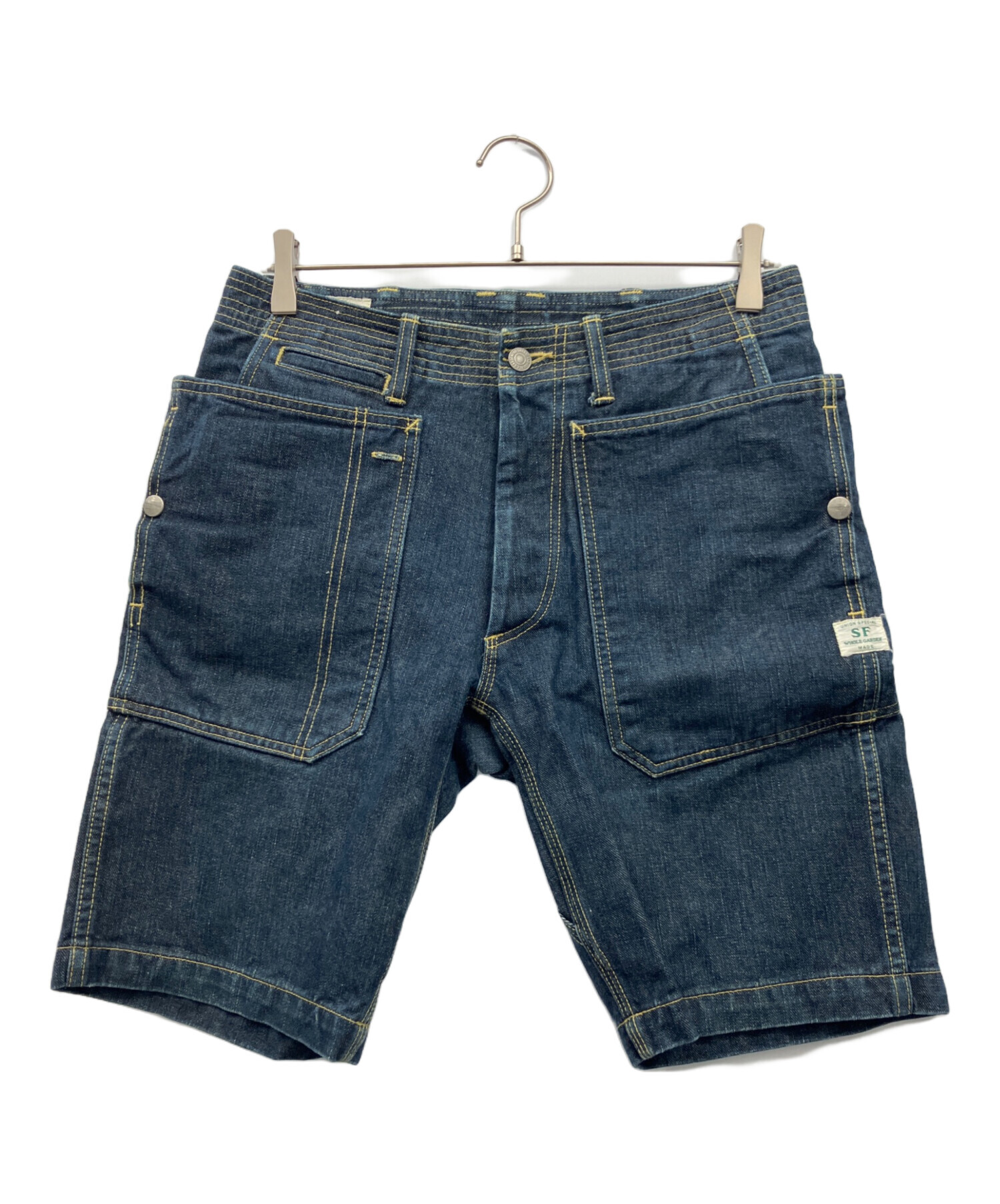 中古・古着通販】SASSAFRAS (ササフラス) デニムハーフパンツ