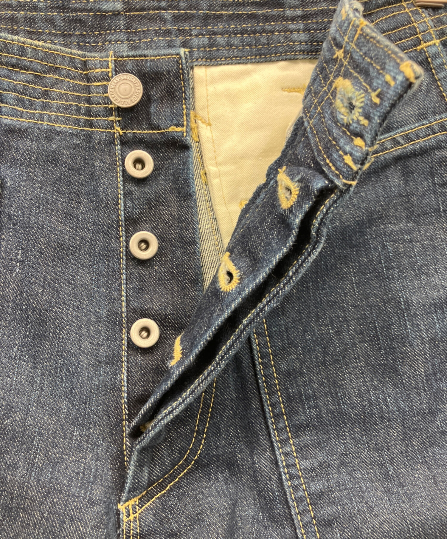 中古・古着通販】SASSAFRAS (ササフラス) デニムハーフパンツ