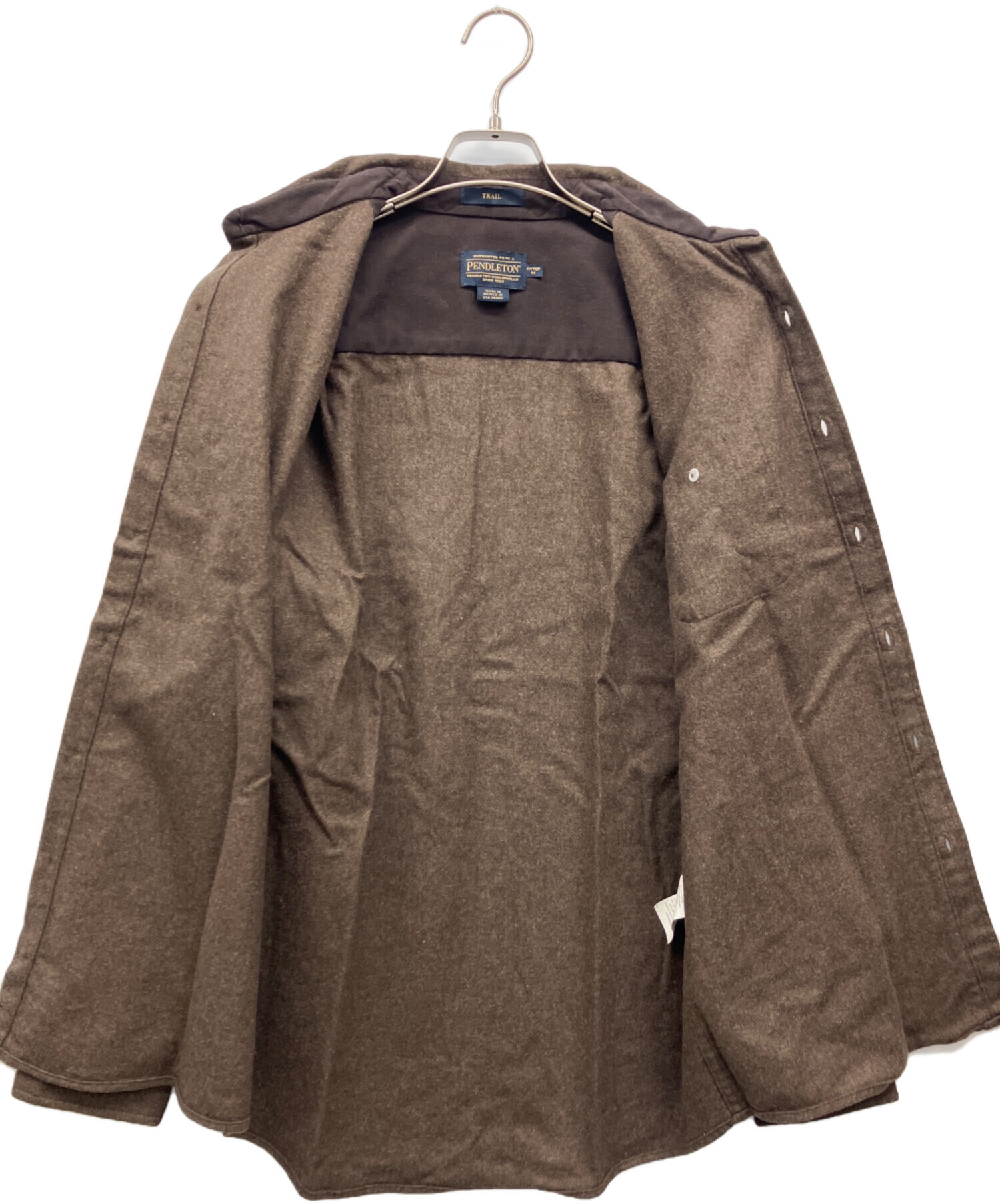 中古・古着通販】PENDLETON (ペンドルトン) 長袖シャツ ブラウン