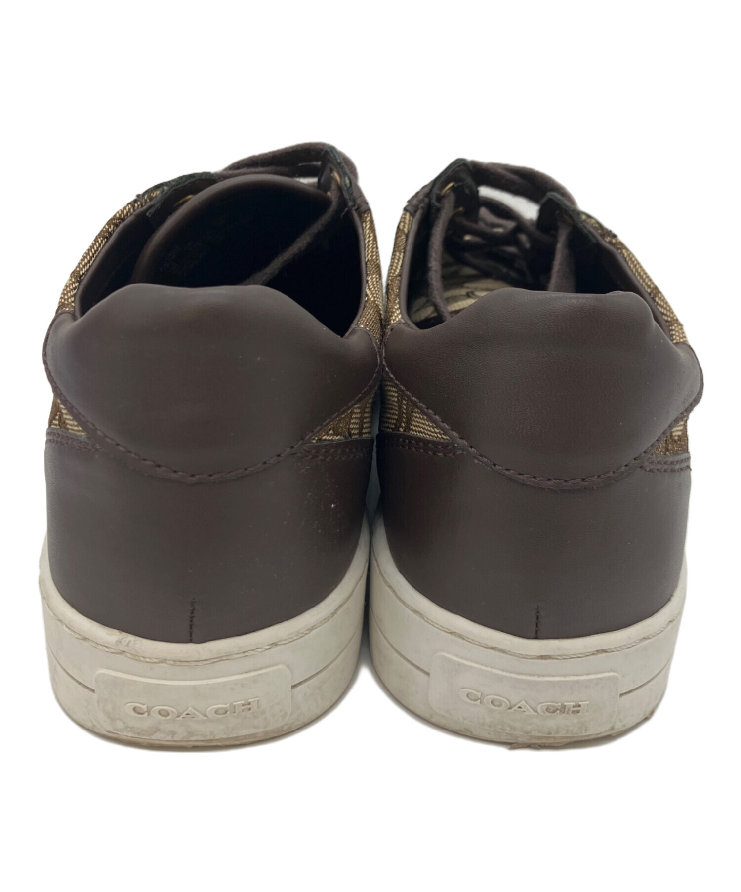 中古・古着通販】COACH (コーチ) シグネチャー柄ローカットスニーカー