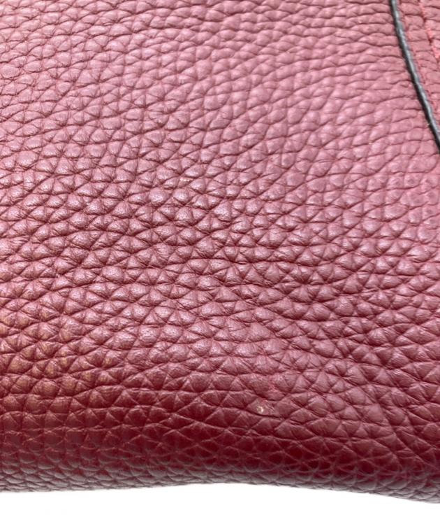 中古・古着通販】COACH (コーチ) ハンドバッグ ワインレッド｜ブランド