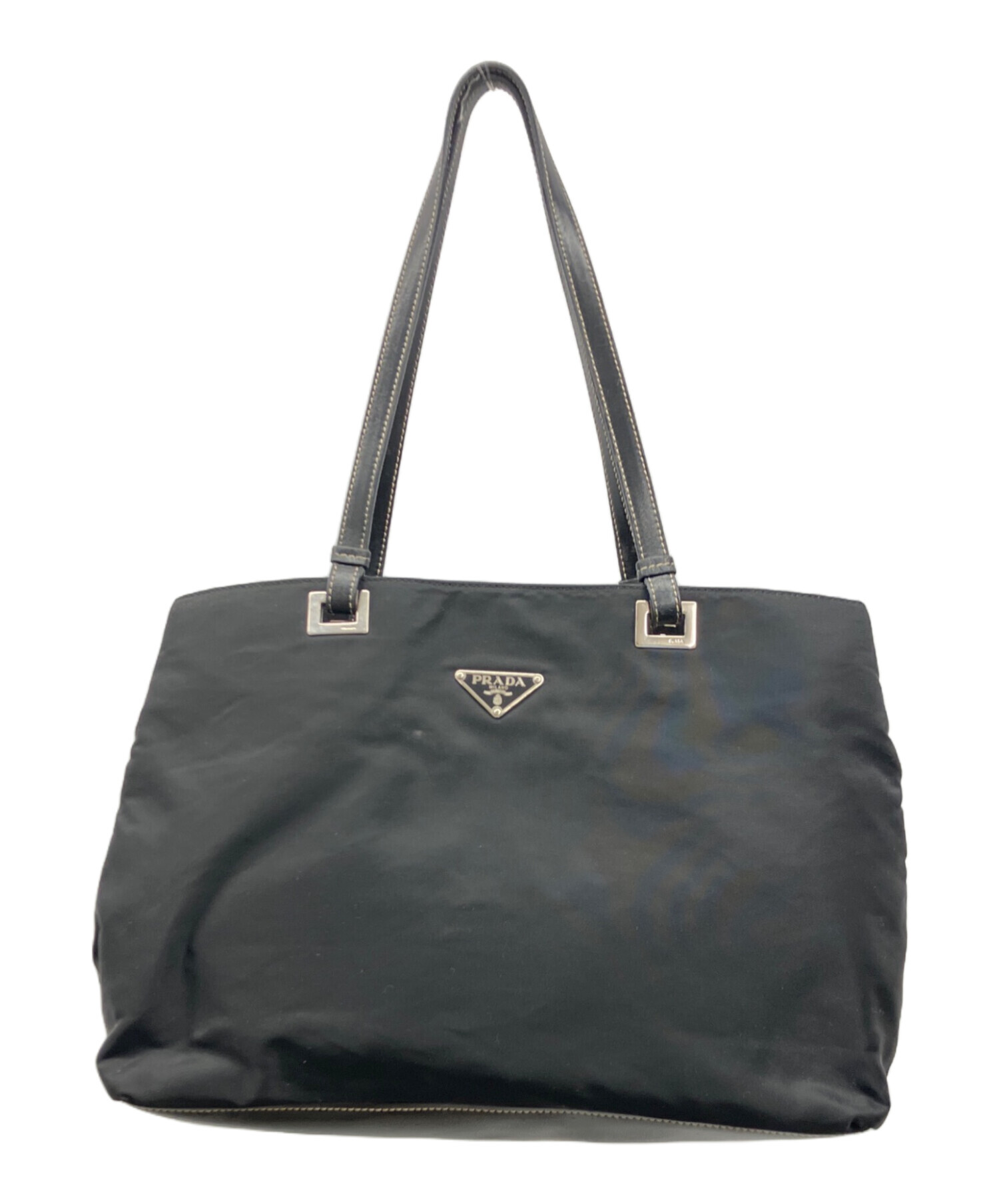 中古・古着通販】PRADA (プラダ) テスートナイロンレザートートバッグ