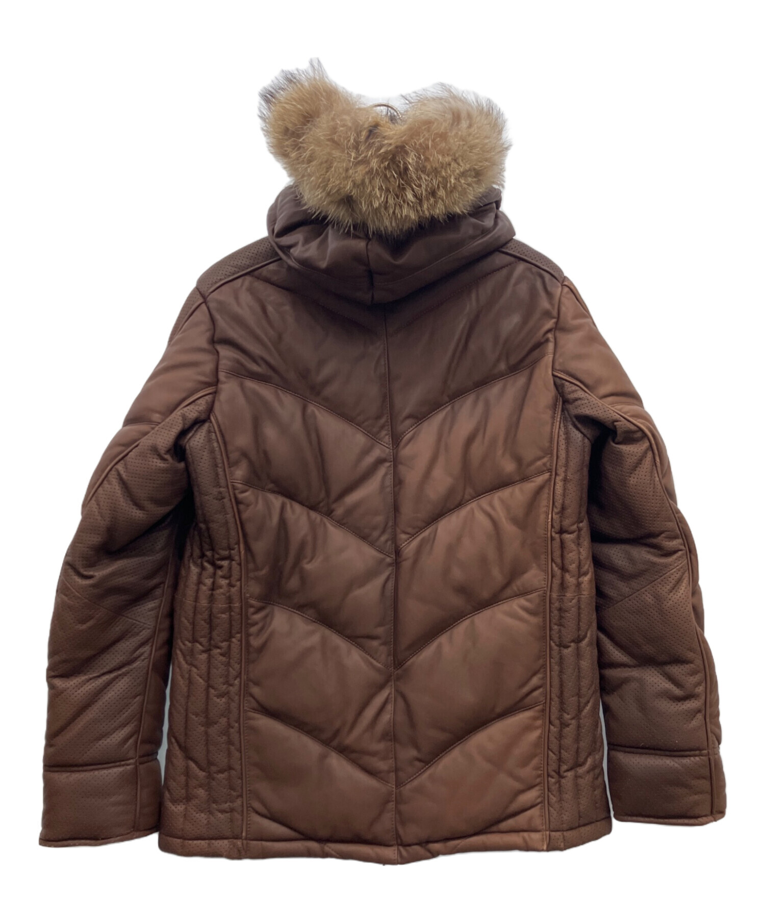 中古・古着通販】ABAHOUSE (アバハウス) 中綿ジャケット ブラウン 
