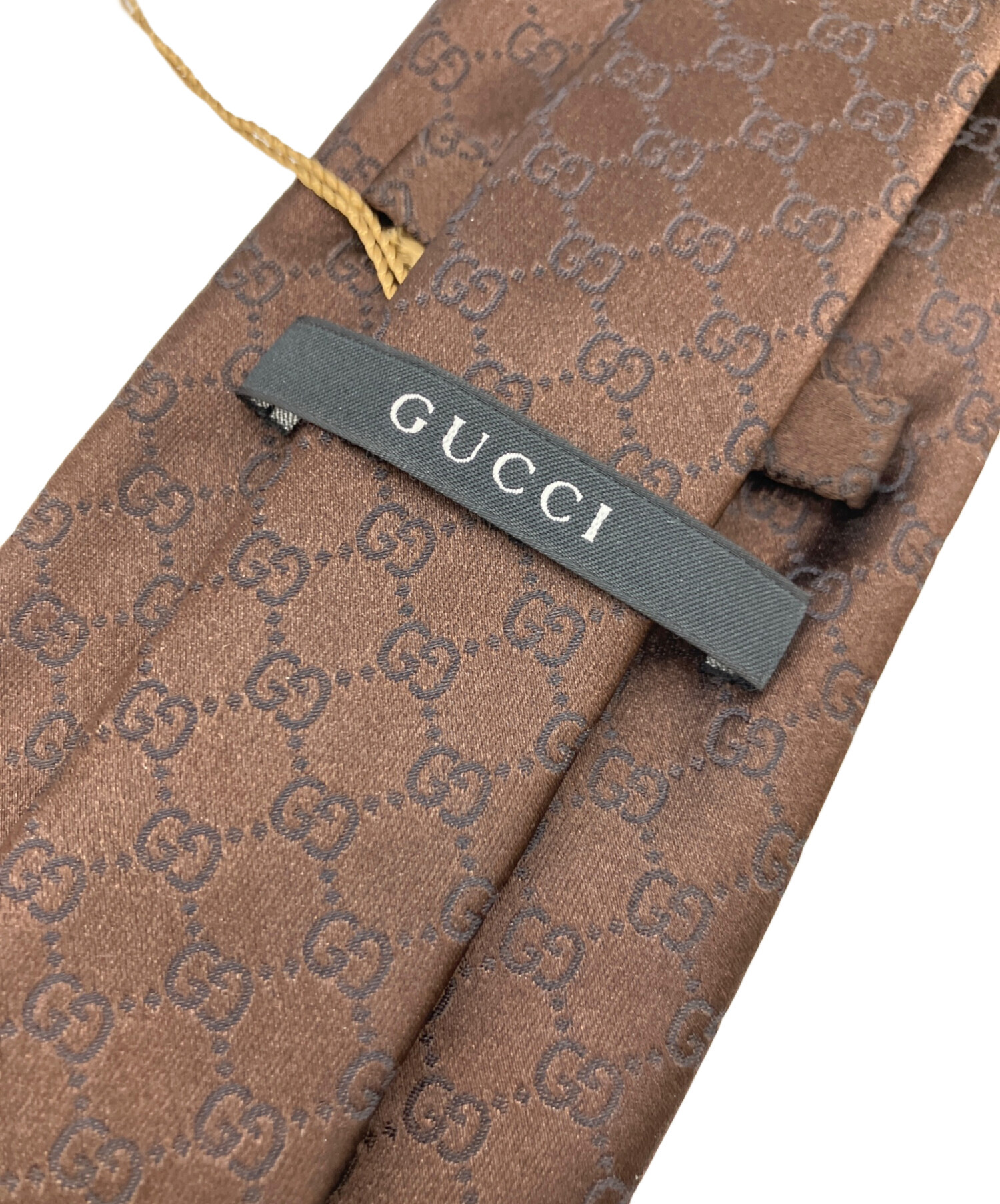 中古・古着通販】GUCCI (グッチ) ネクタイ ブラウン サイズ