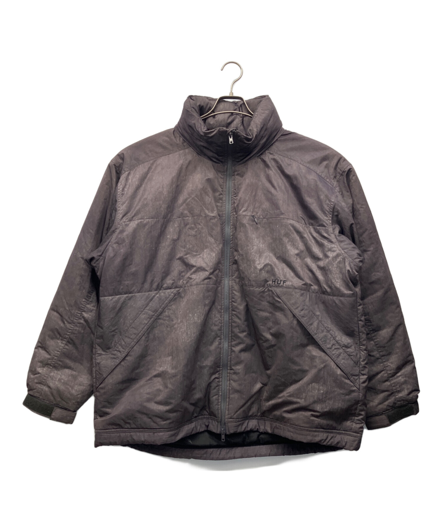 中古・古着通販】HUF (ハフ) 中綿ジャケット グレー サイズ:XL 