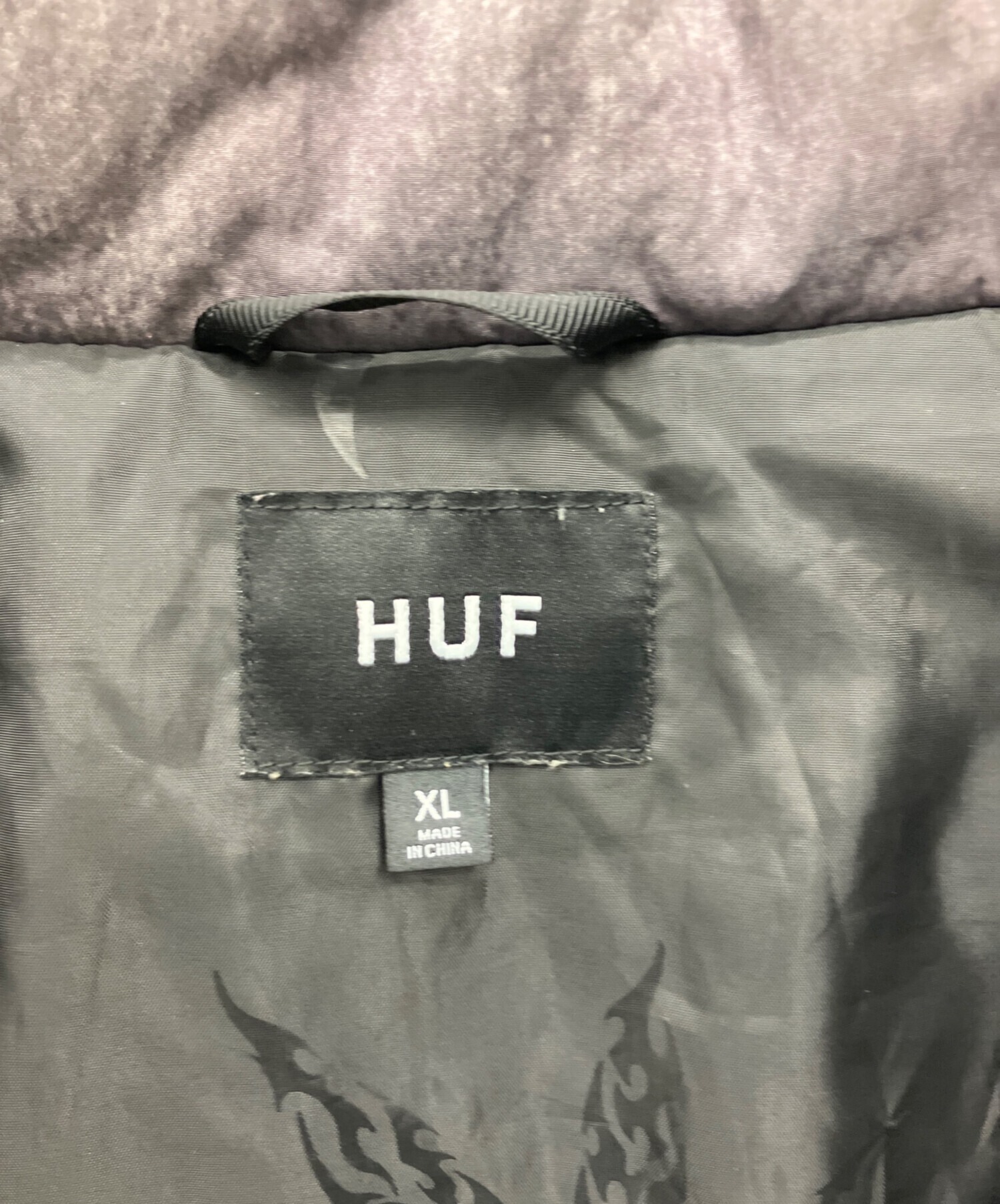 中古・古着通販】HUF (ハフ) 中綿ジャケット グレー サイズ:XL 