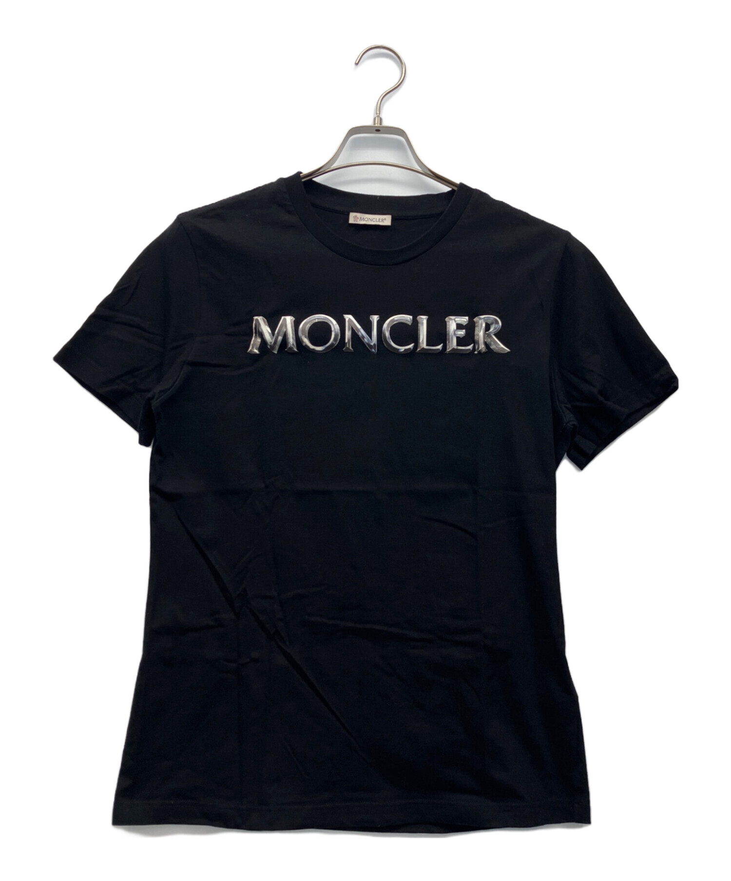 中古・古着通販】MONCLER (モンクレール) 半袖Tシャツ ブラック サイズ