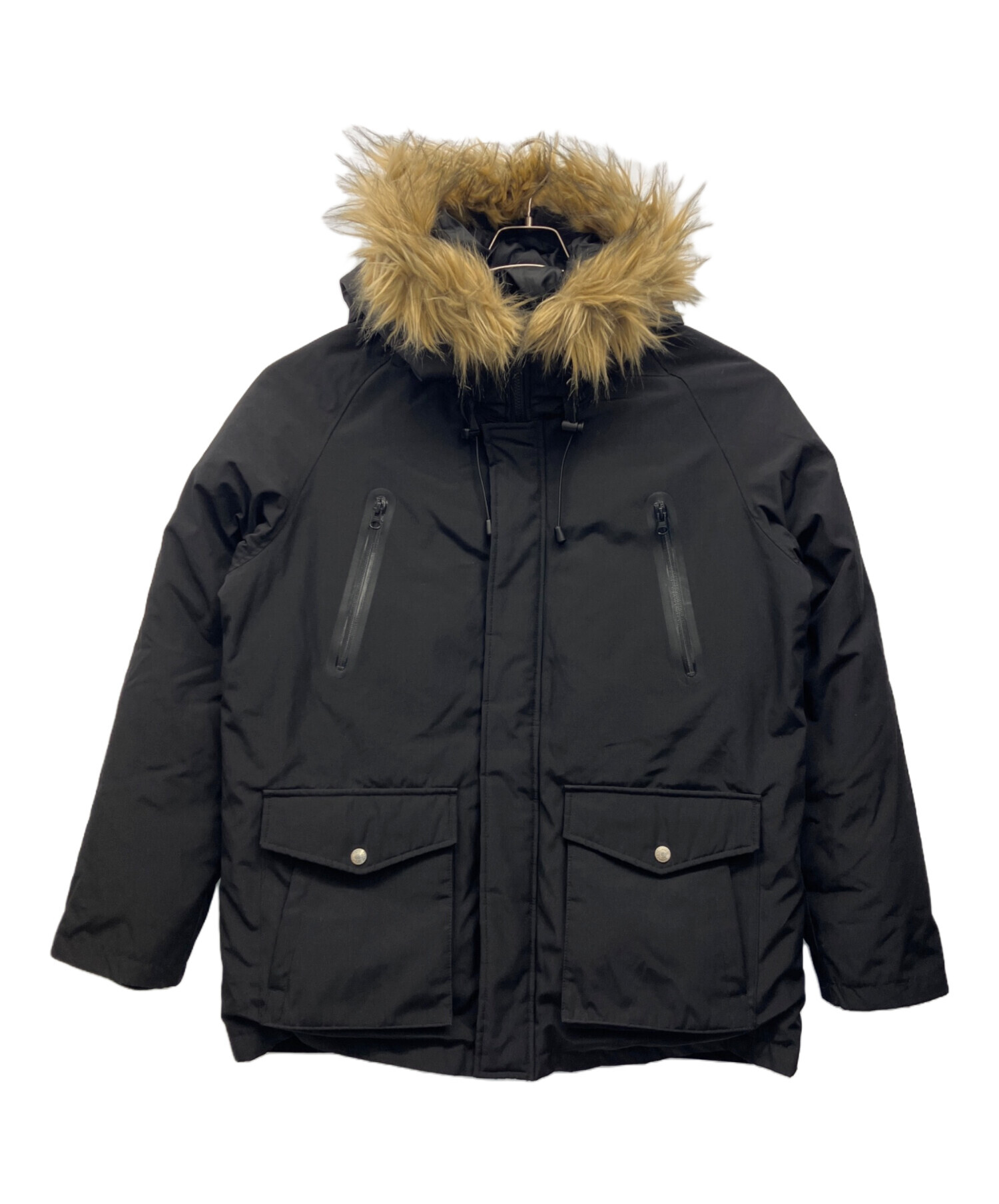 中古・古着通販】Schott (ショット) ダウンジャケット ブラック サイズ 