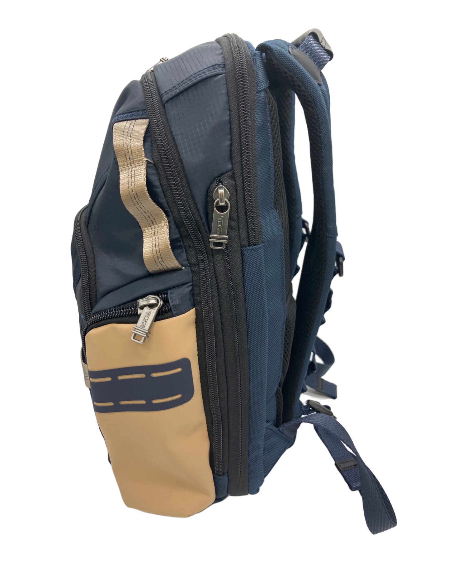 中古・古着通販】TUMI (トゥミ) リュック ネイビー×ベージュ｜ブランド 