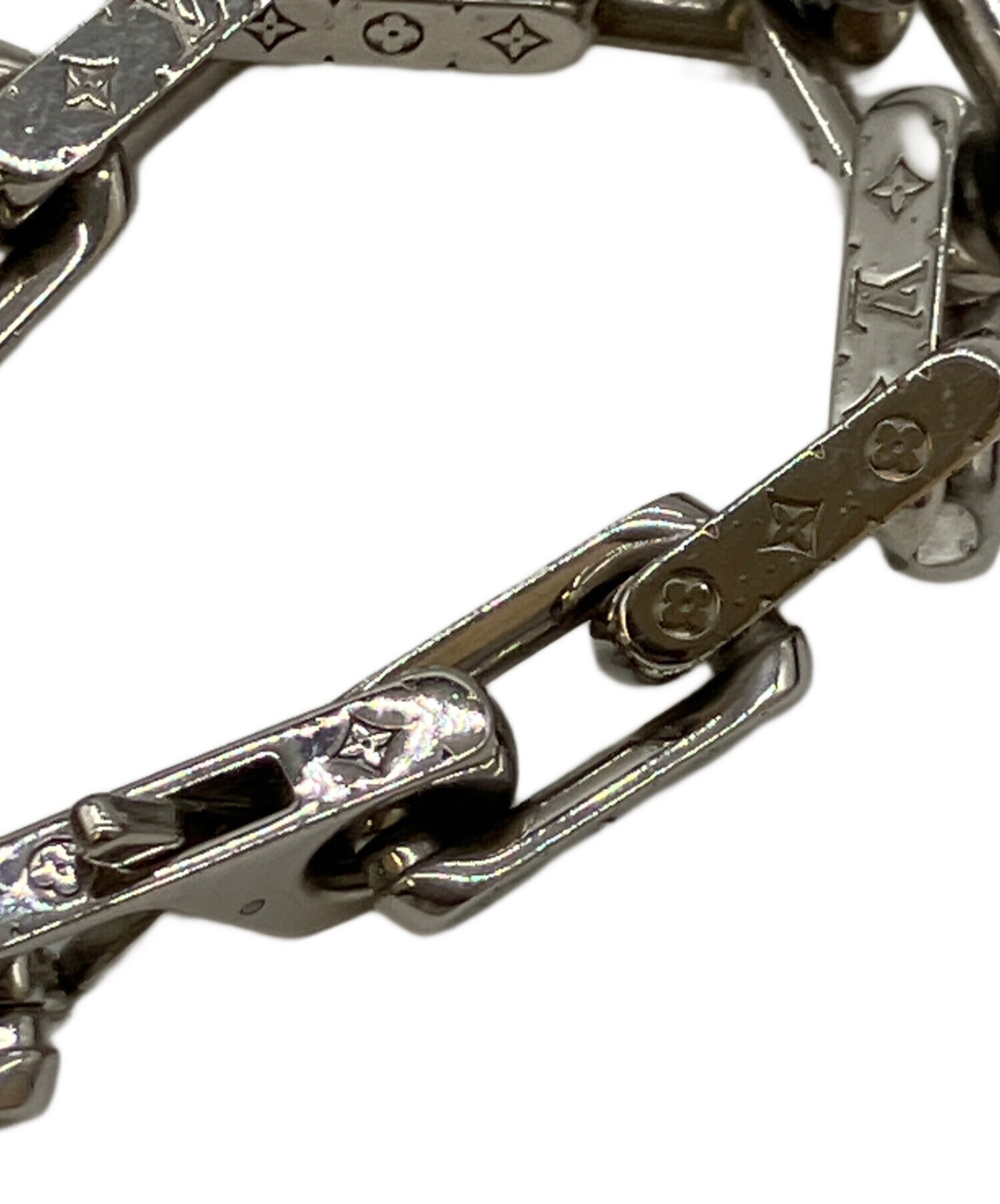 正規品!!LOUIS VUITTON シルバーブレスレット 保存袋付き 中古・古着通販】LOUIS VUITTON (ルイ ヴィトン) ブレスレット