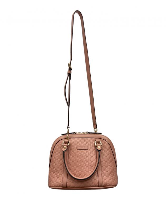 中古・古着通販】GUCCI (グッチ) 2WAYバッグ ピンク｜ブランド・古着