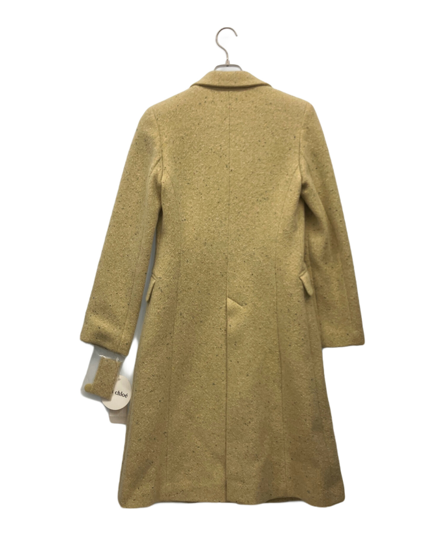 中古・古着通販】miss chloe (ミスクロエ) チェスターコート グリーン 中古・古着通販】miss chloe (ミスクロエ) チェスターコート グリーン