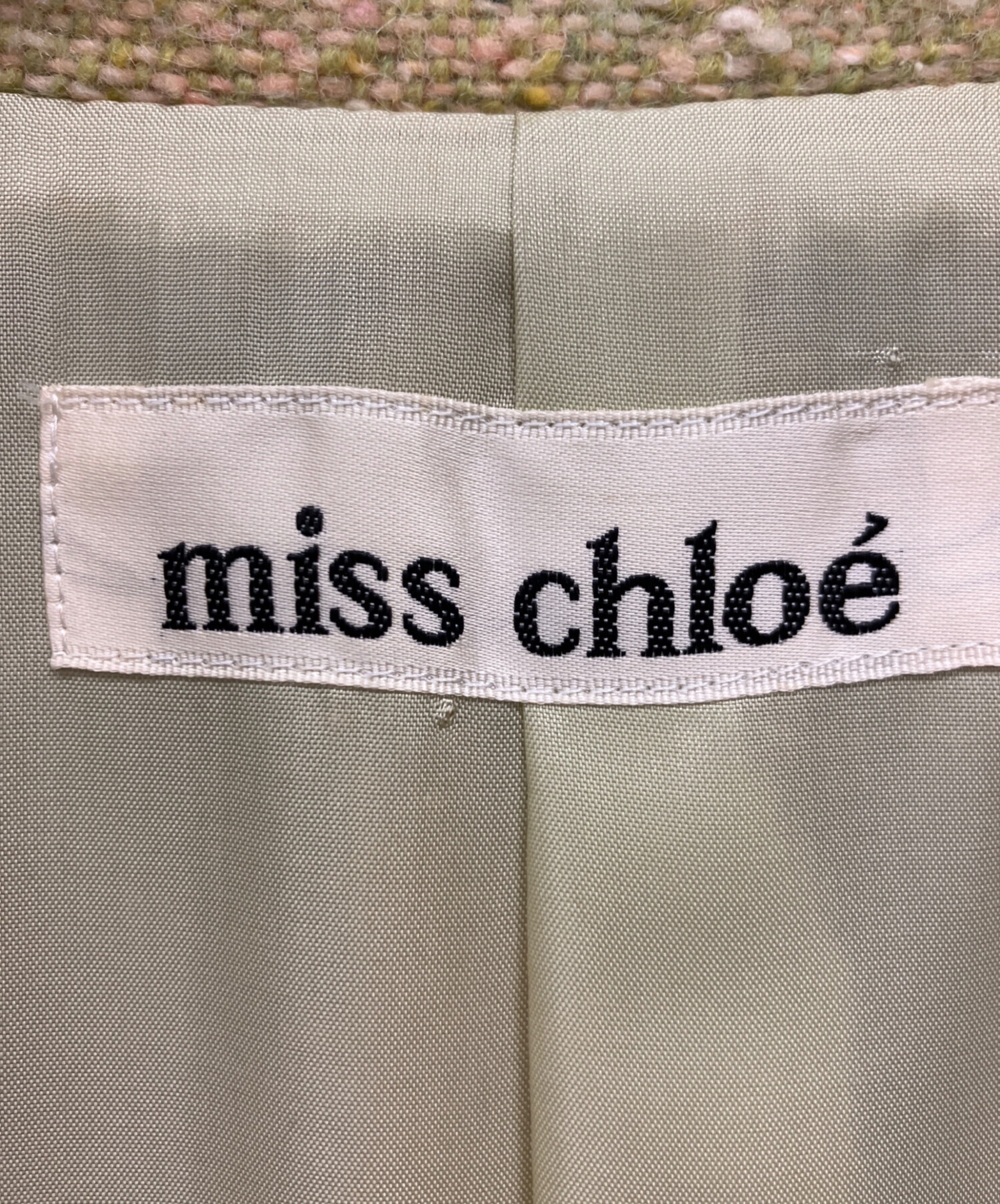 中古・古着通販】miss chloe (ミスクロエ) チェスターコート グリーン