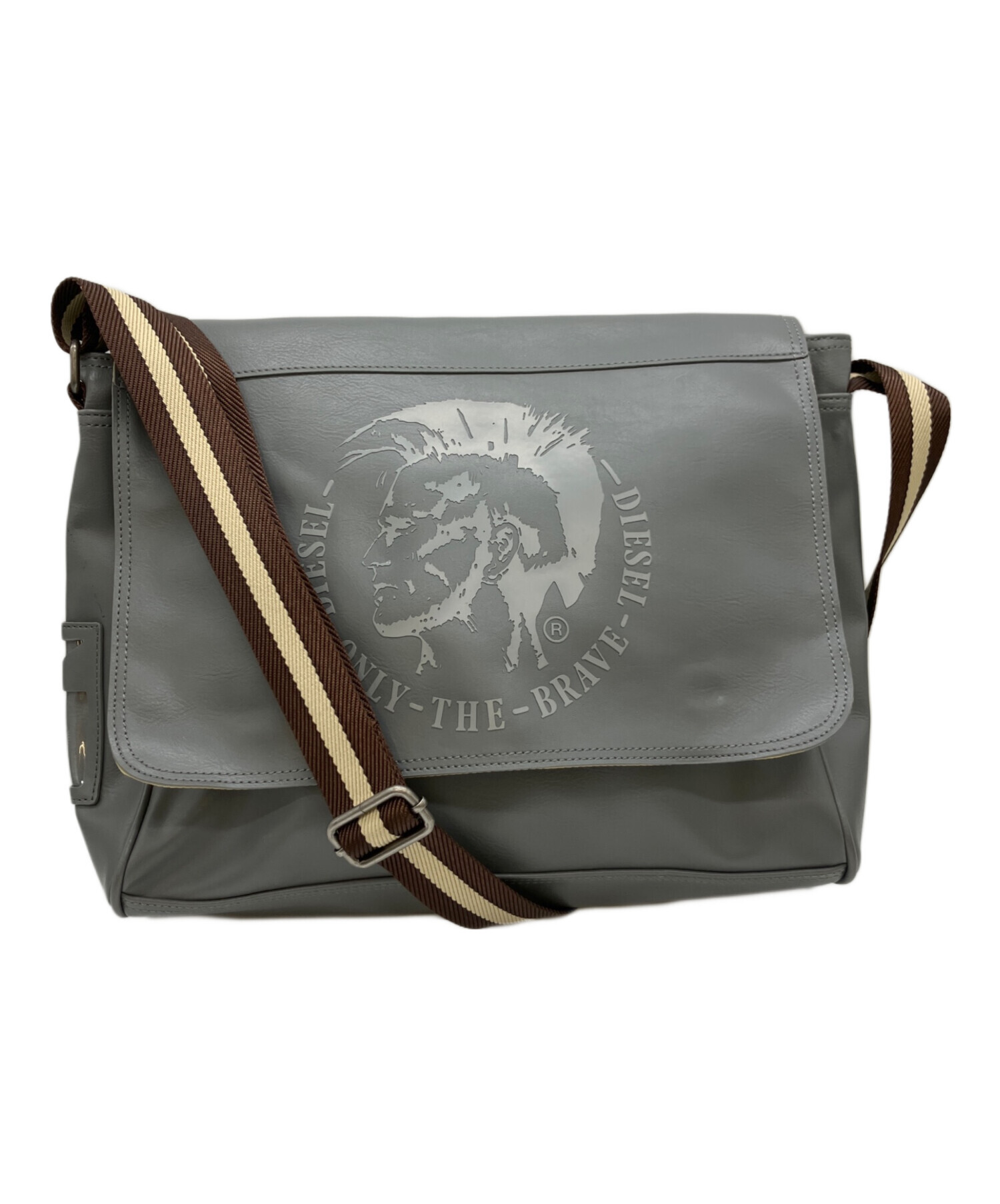 DIESEL / ディーゼル ◆2WAYショルダーバッグ/総柄/ナイロン/グレー 【バッグ/バック/BAG/鞄/カバン】 レディースファッション【中古】 [0220533291] Women's Zip-D X-Expandable utilitarian shoulder bag | Black | Diesel