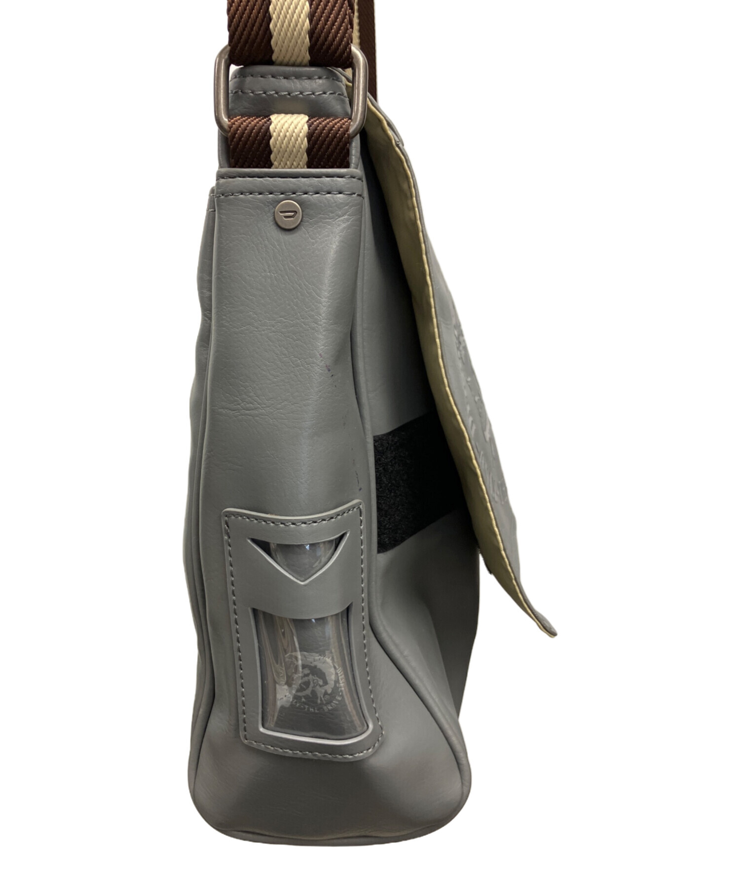 中古・古着通販】DIESEL (ディーゼル) ショルダーバッグ グレー