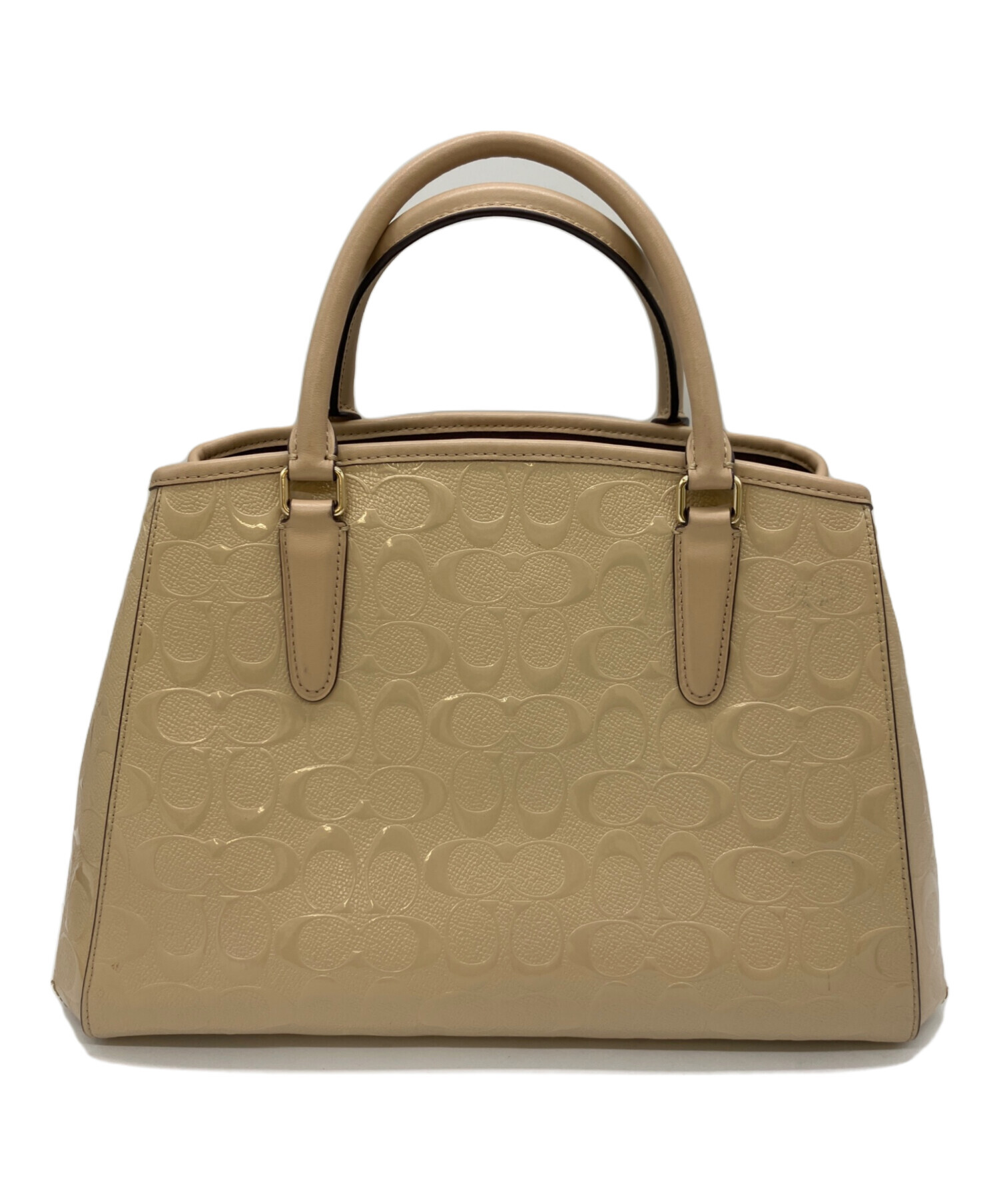 中古・古着通販】COACH (コーチ) 2WAYバッグ ピンクベージュ｜ブランド 