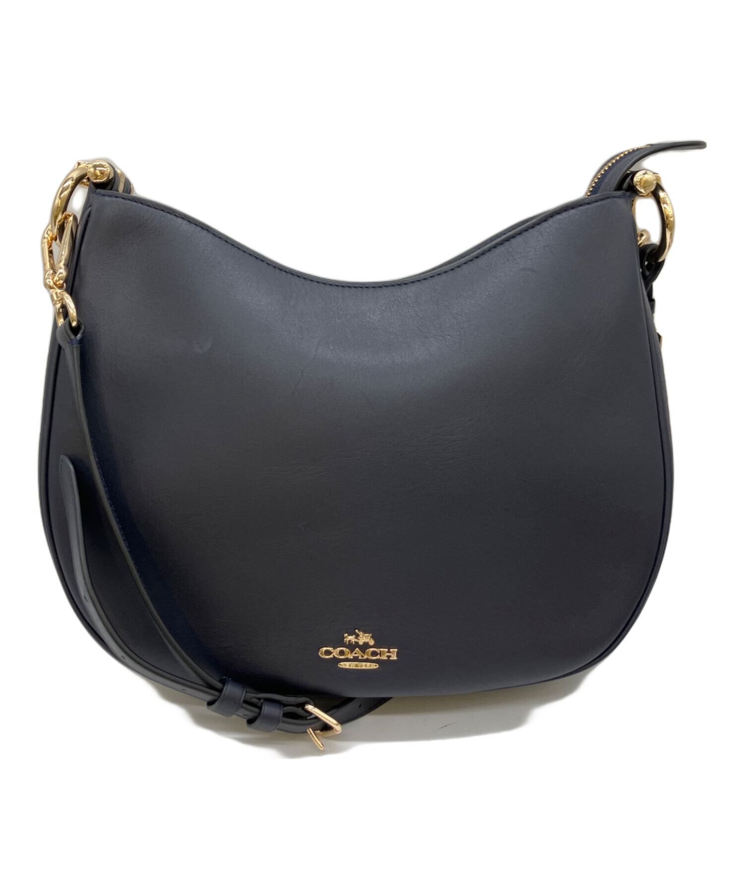 中古・古着通販】COACH (コーチ) ショルダーバッグ ネイビー｜ブランド