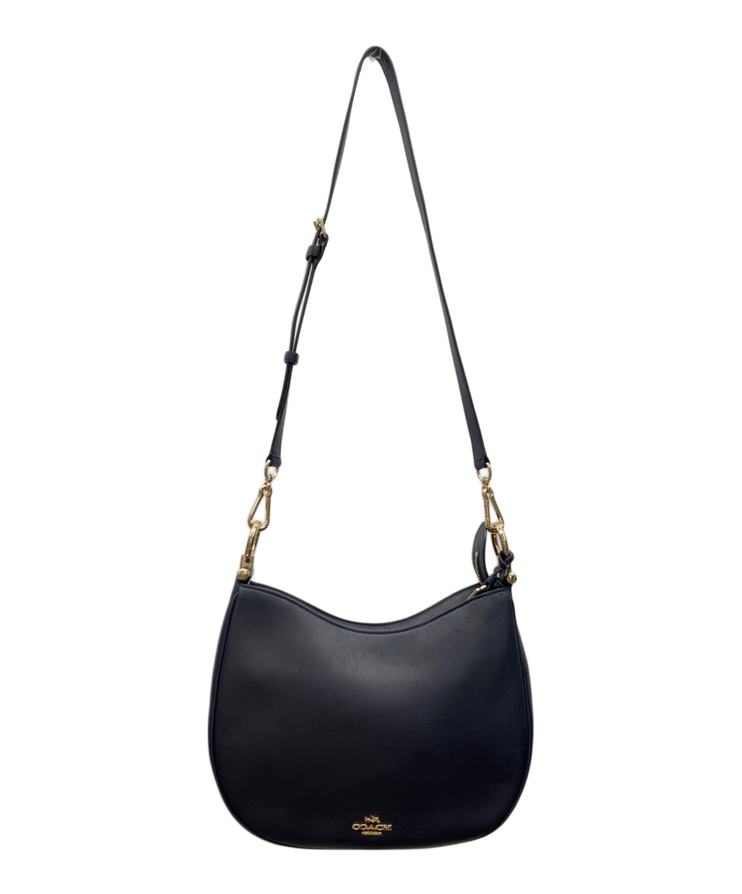 未使用　コーチショルダー 中古・古着通販】COACH (コーチ) ショルダーバッグ ブラック｜ブランド