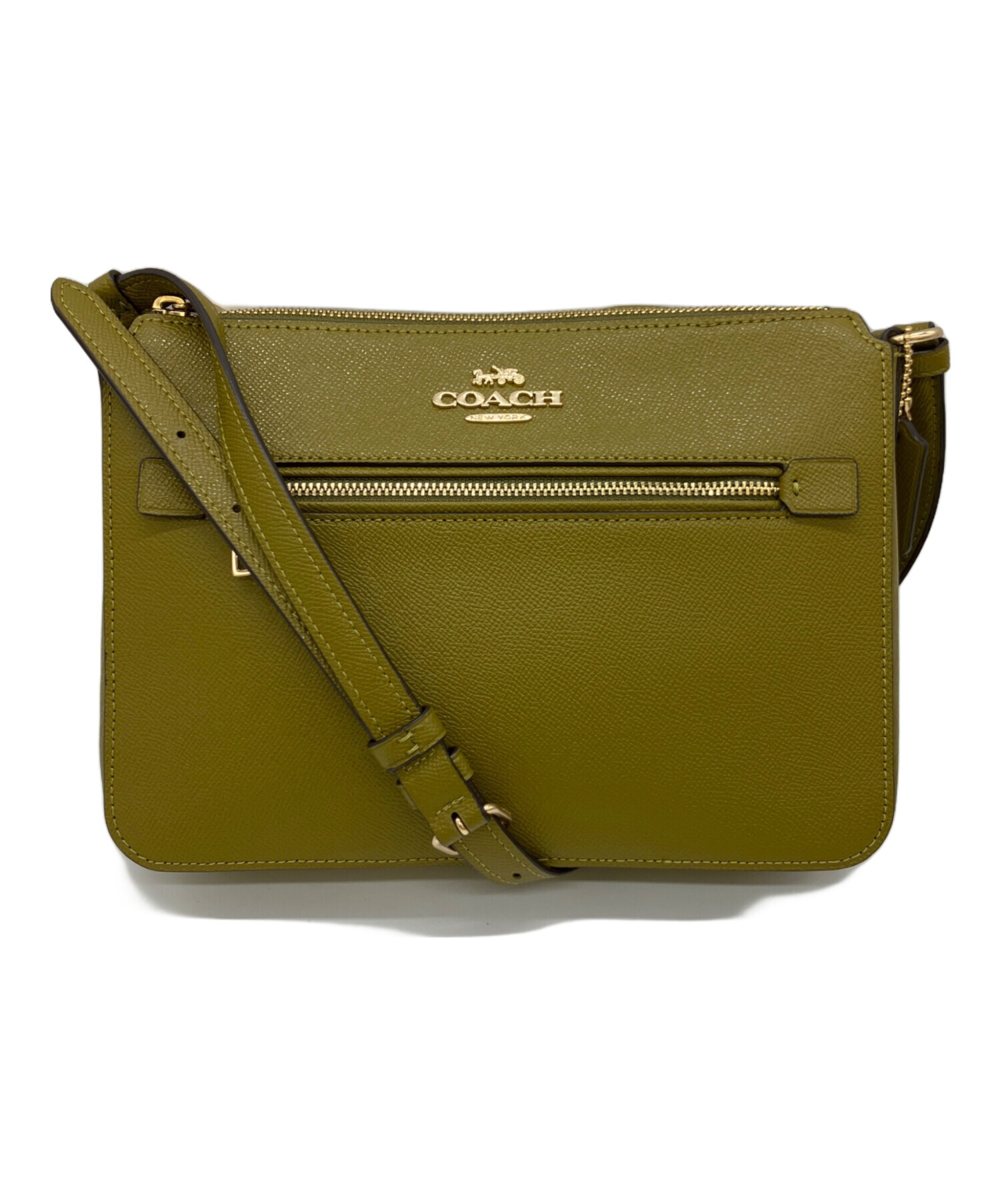 激レア】COACH ワンショルダーバッグ デミバッグシグネチャー グリーン 