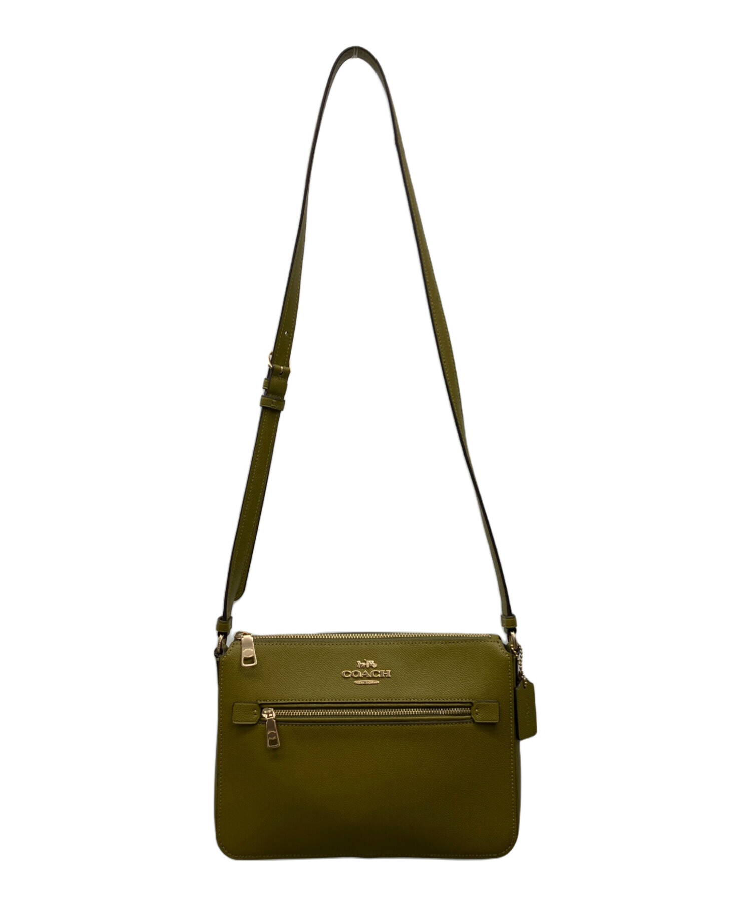 中古・古着通販】COACH (コーチ) ショルダーバッグ グリーン｜ブランド