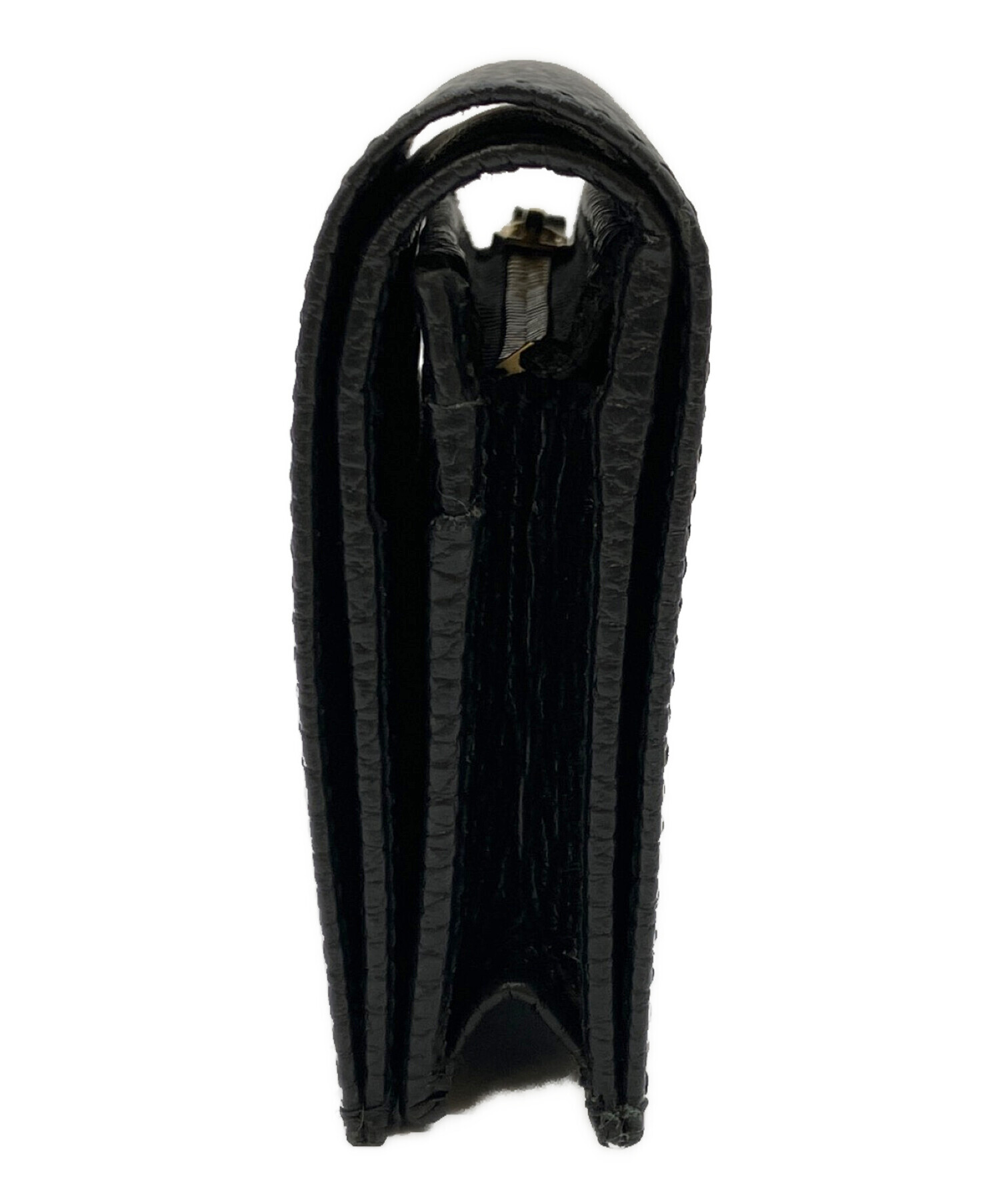 中古・古着通販】GUCCI (グッチ) 2つ折り財布 ブラック｜ブランド