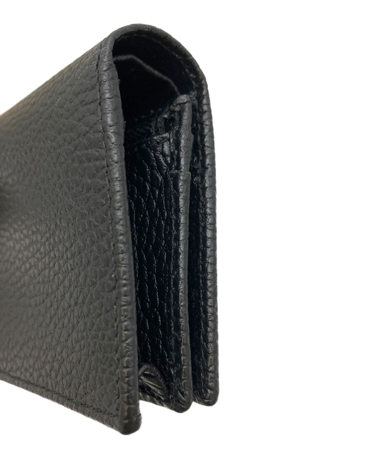 中古・古着通販】GUCCI (グッチ) 2つ折り財布 ブラック｜ブランド