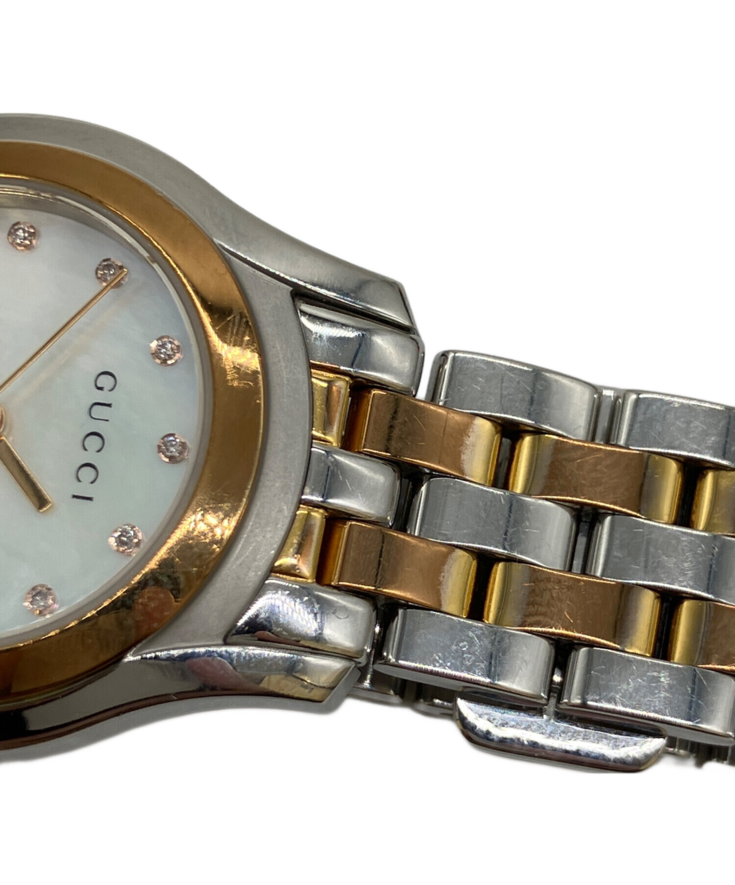 GUCCI シェル盤　腕時計＊ 中古・古着通販】GUCCI (グッチ) 腕時計 シェル文字盤｜ブランド・古着
