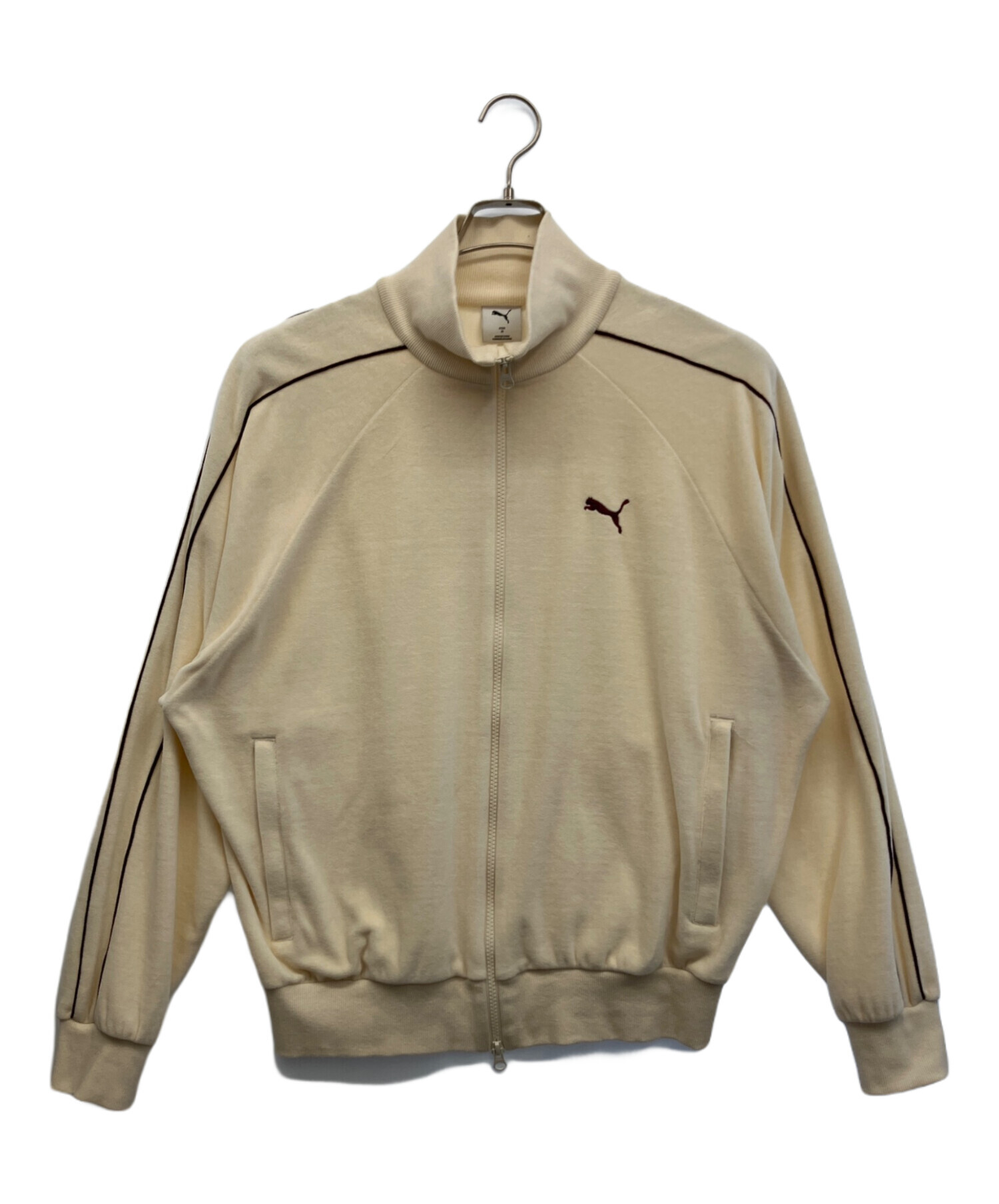 中古・古着通販】PUMA (プーマ) トラックジャケット アイボリー×レッド