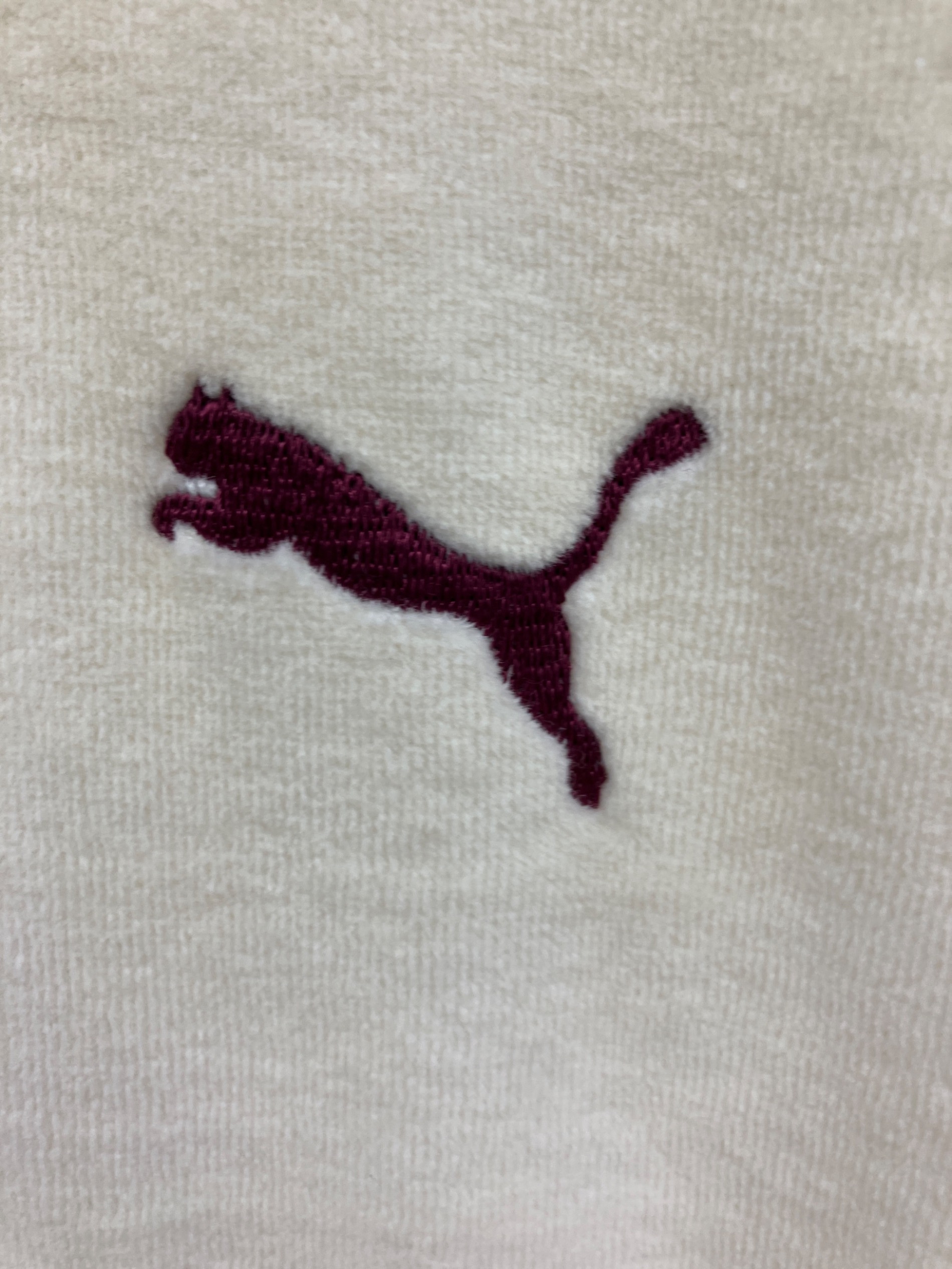 中古・古着通販】PUMA (プーマ) トラックジャケット アイボリー×レッド