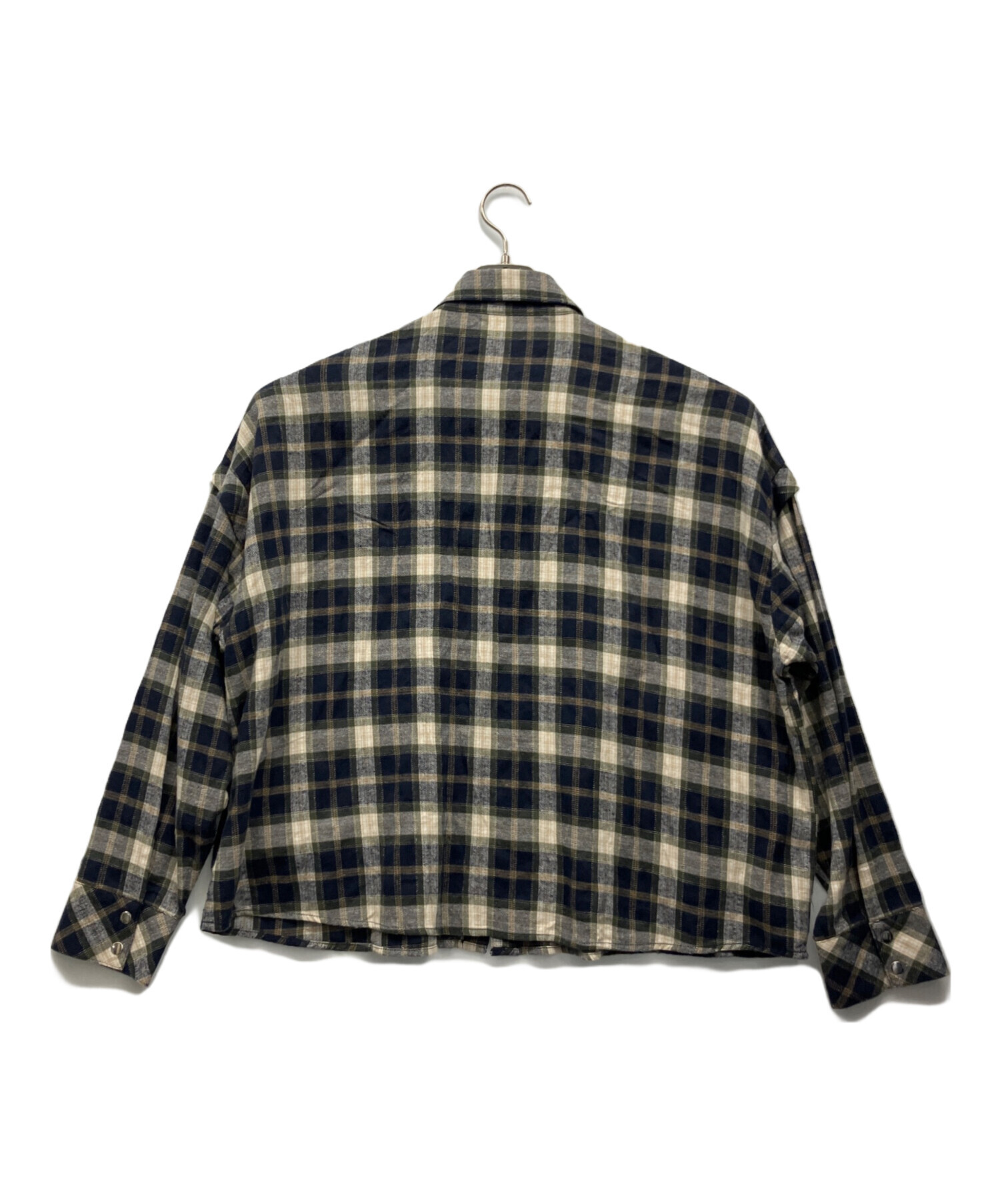 中古・古着通販】BEEDEN (ビーデン) 長袖シャツ ネイビー サイズ:Free 