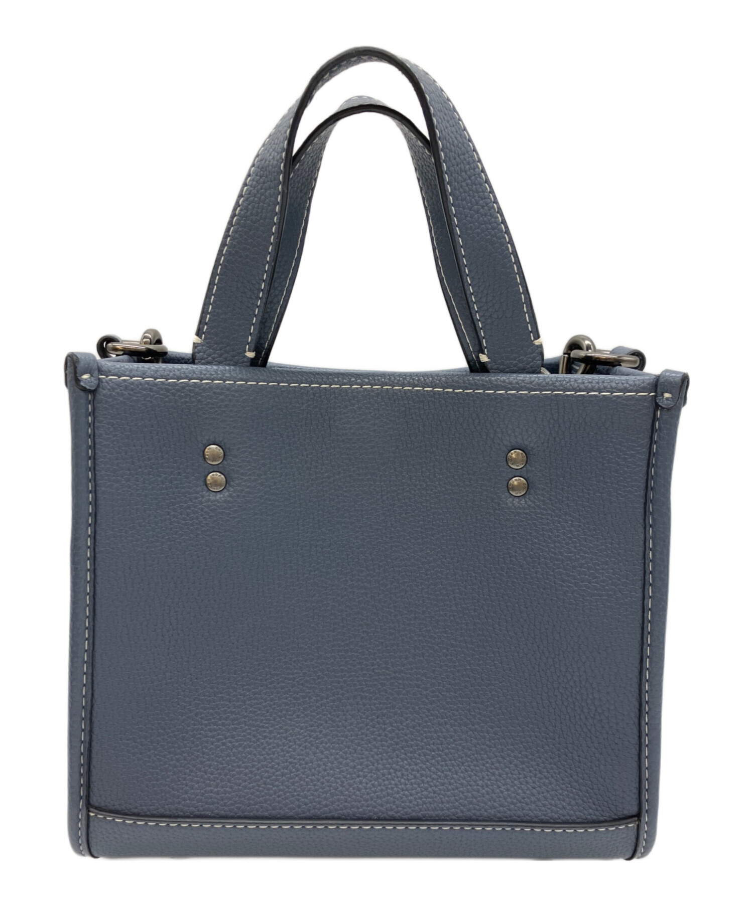COACH 2wayバッグ 中古・古着通販】COACH (コーチ) 2WAYバッグ ネイビー｜ブランド・古着