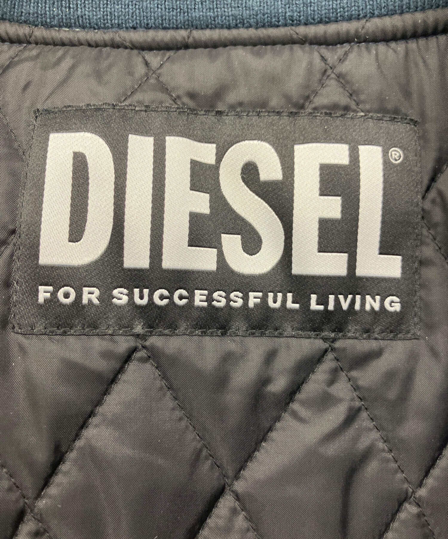 中古・古着通販】DIESEL (ディーゼル) MA-1ジャケット ネイビー サイズ