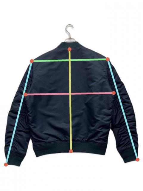 中古・古着通販】DIESEL (ディーゼル) MA-1ジャケット ネイビー サイズ